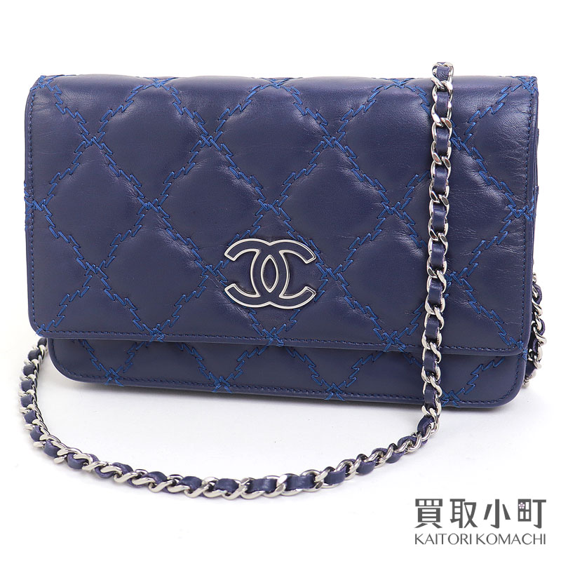 シャネルCHANEL★新品未使用★シェブロンキルティングミドルウォレット財布 楽天市場】シャネル【CHANEL】ハンプトン チェーンウォレット