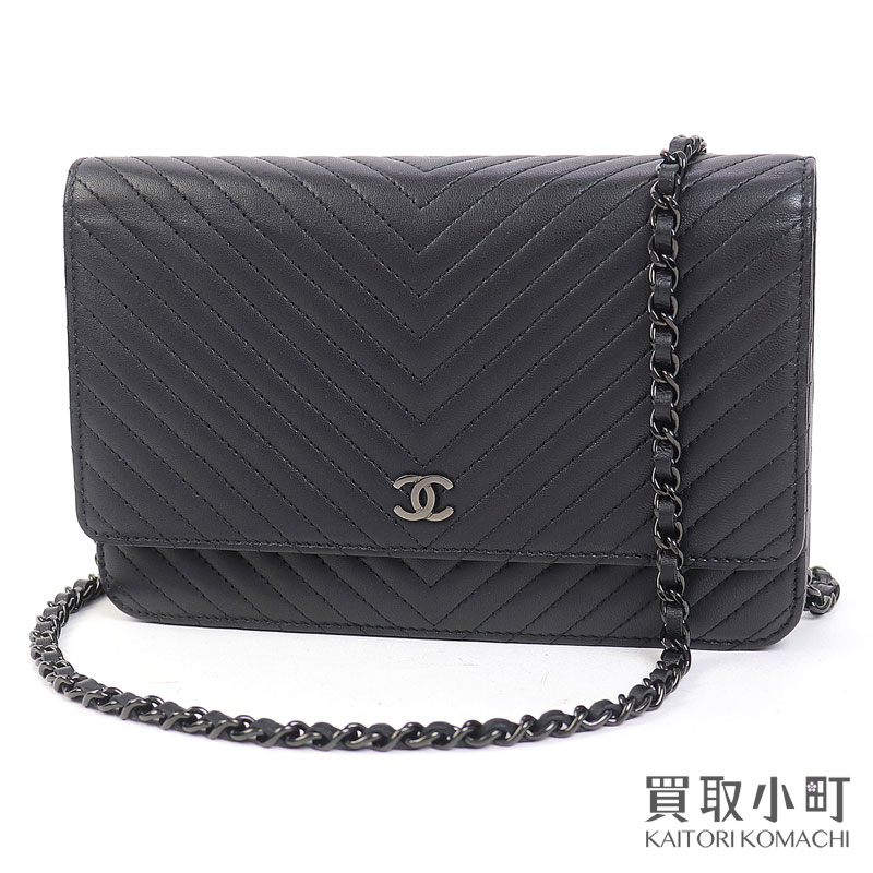 楽天市場】シャネル【CHANEL】ハンプトン チェーンウォレット