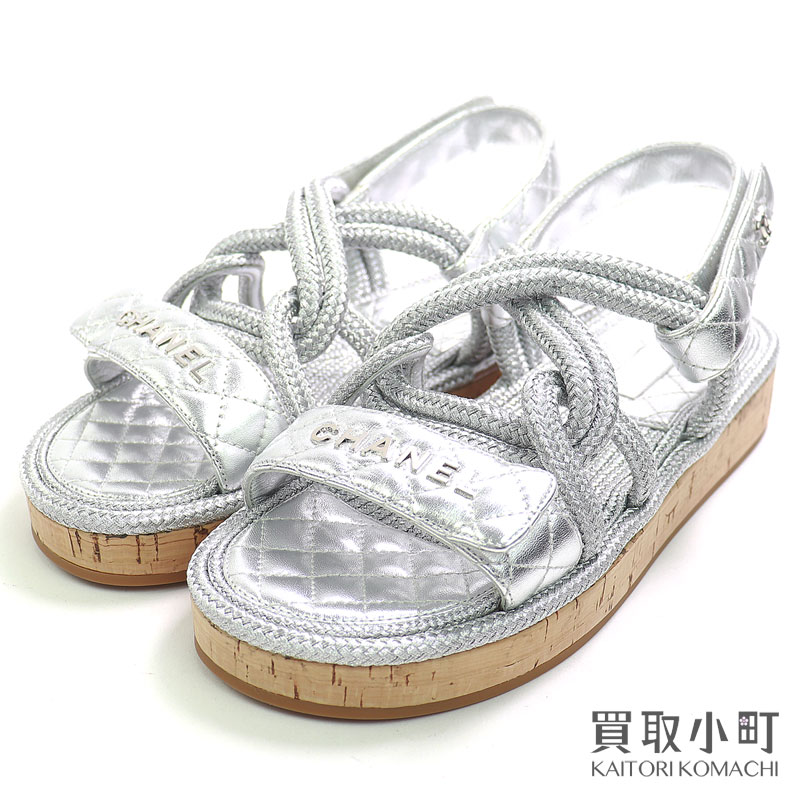 【美品】CHANEL ブラック サンダル コンフォート 楽天市場】シャネル サンダル（カラーブラック）（レディース靴