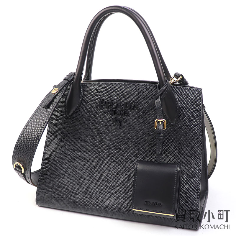 PRADA プラダ コットンキャンバス ミニハンドバッグ 1BA038 タバコ コットンキャンバス ミニハンドバッグ | PRADA
