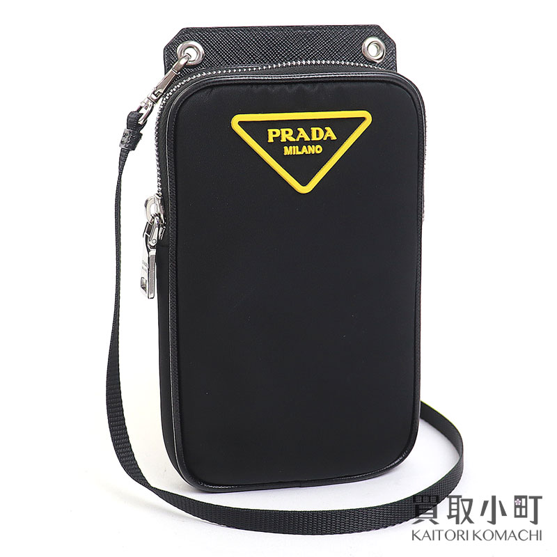 楽天市場】【未使用品】プラダ/PRADA トライアングルロゴ ネック