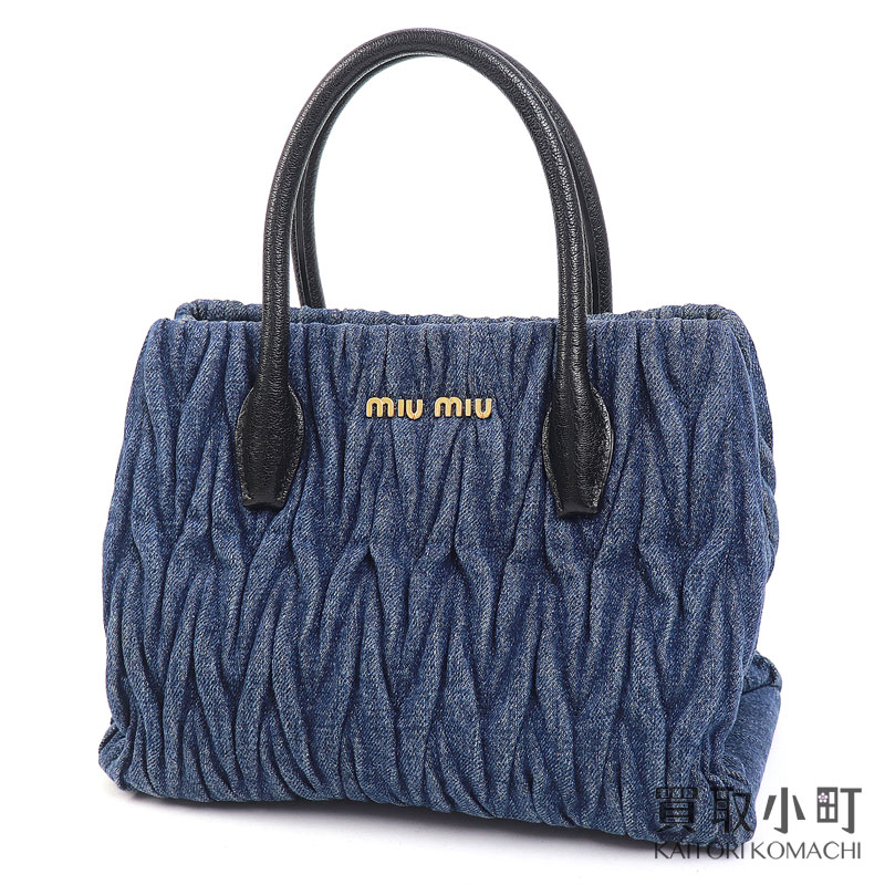 楽天市場】ミュウミュウ 【MIUMIU】 マテラッセ トップハンドルバッグ