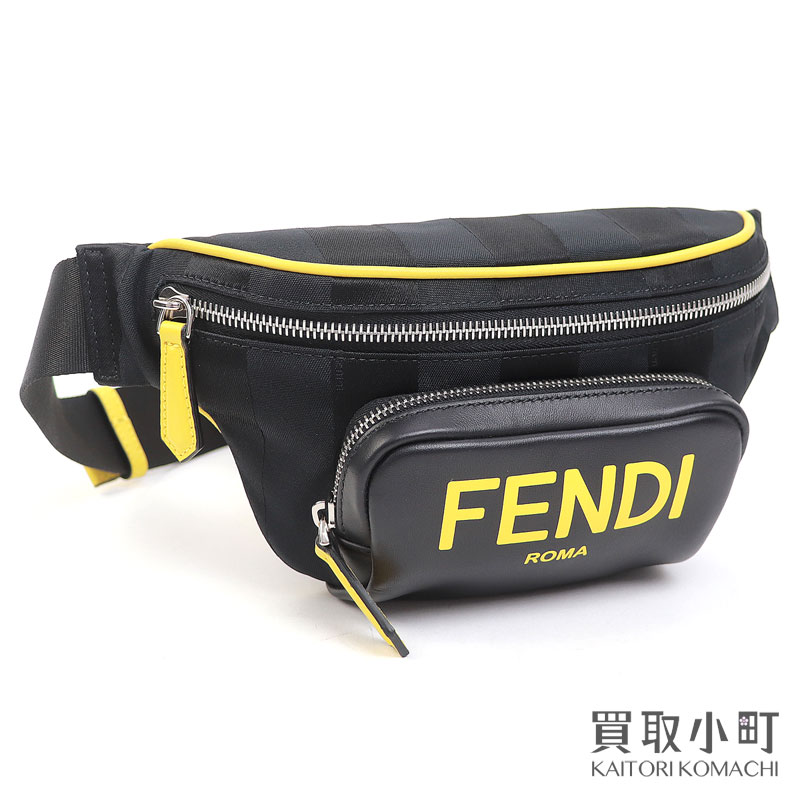 FENDI ズッカ　ウエストポーチ　ウエストバッグ　レザー　ナイロンキャンバス 楽天市場】【バッグ】FENDI フェンディ ウエストポーチ ボディ