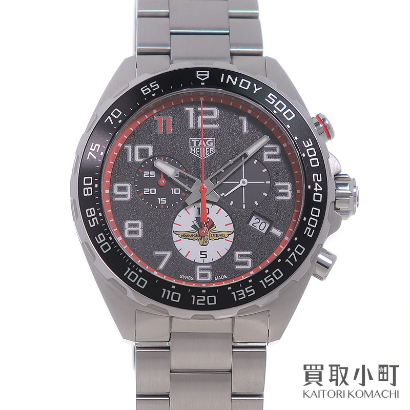 【美品】タグホイヤー【TAG Heuer】範式1 クロノグラフ インディ500 特別～版 43MM 石英 メンズウォッチ SSブレス 成人男性用ウォッチ CAZ101AW.BA0842 FORMULA 1 INDY 500 WATCH 【中古】
