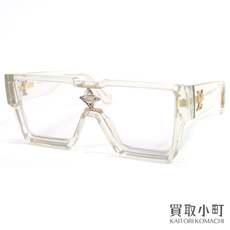 美品 ルイヴィトン サングラス サイクロン Z1700U ゴールド LVフラワー LOUIS VUITTON（ルイ・ヴィトン） サイクロン メタル カラーレンズ