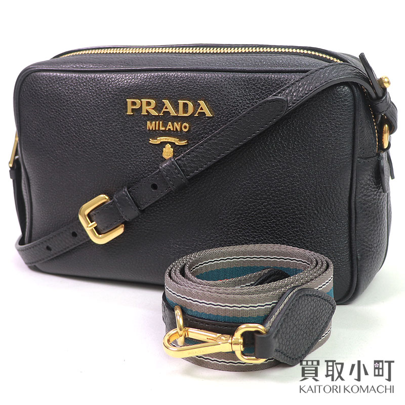 楽天市場】【美品】プラダ 【PRADA】 エンボスロゴ レザー ショルダー