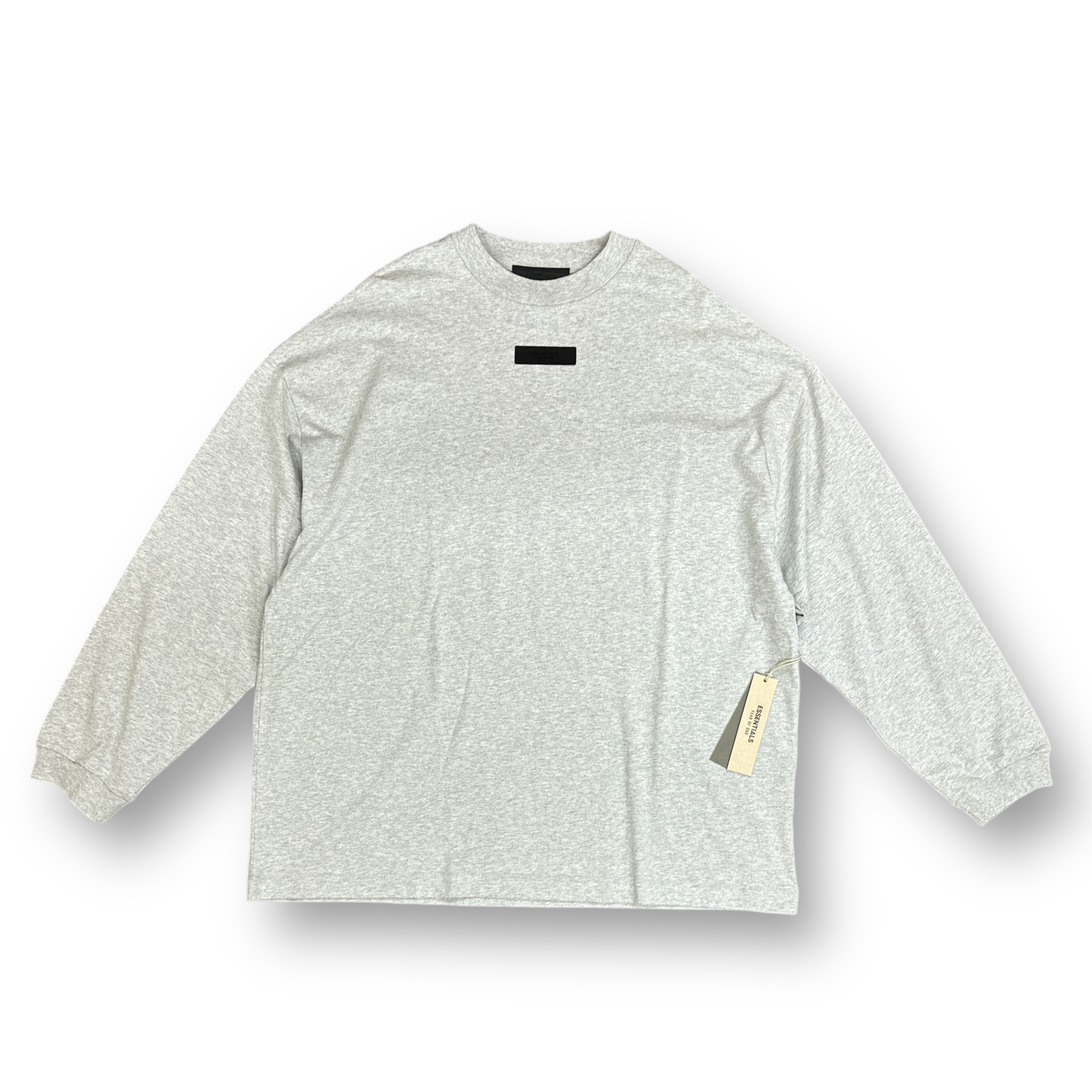 FEAR OF GOD ESSENTIALS・フィアオブゴッドエッセンシャルズ LONG SLEEVE SHIRT 状態SS カットソー 長袖Tシャツ ライトヘザー グレー　サイズM (75276A) サイズL (75275A)