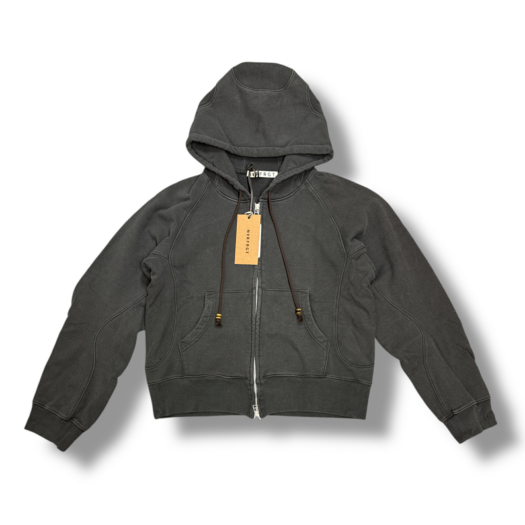 楽天市場】NVRFRGT・ネヴァーフォゲット 24SS PANELLED ZIP UP HOODIE