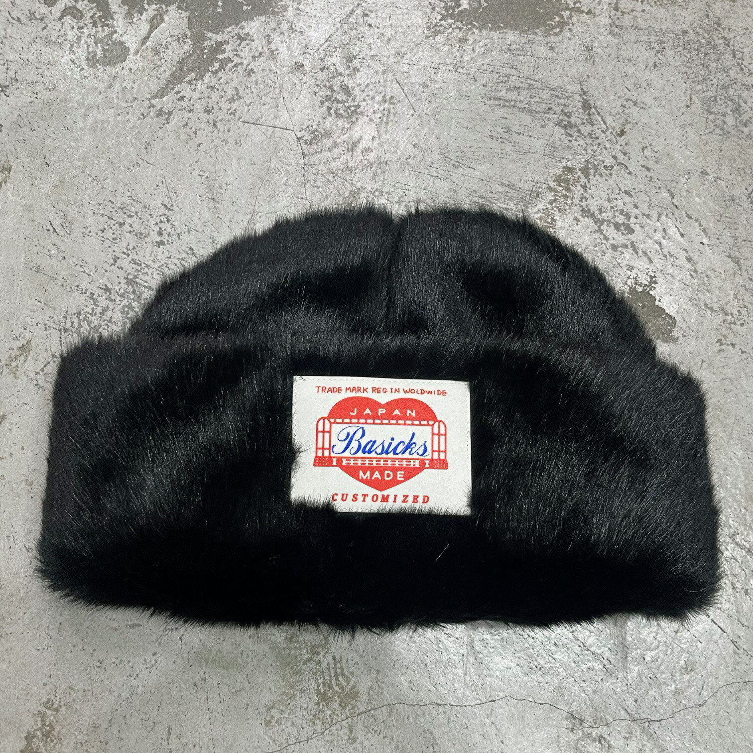 楽天市場】BASICKS・ベイシックス Faux Chinchilla Beanie 状態SS
