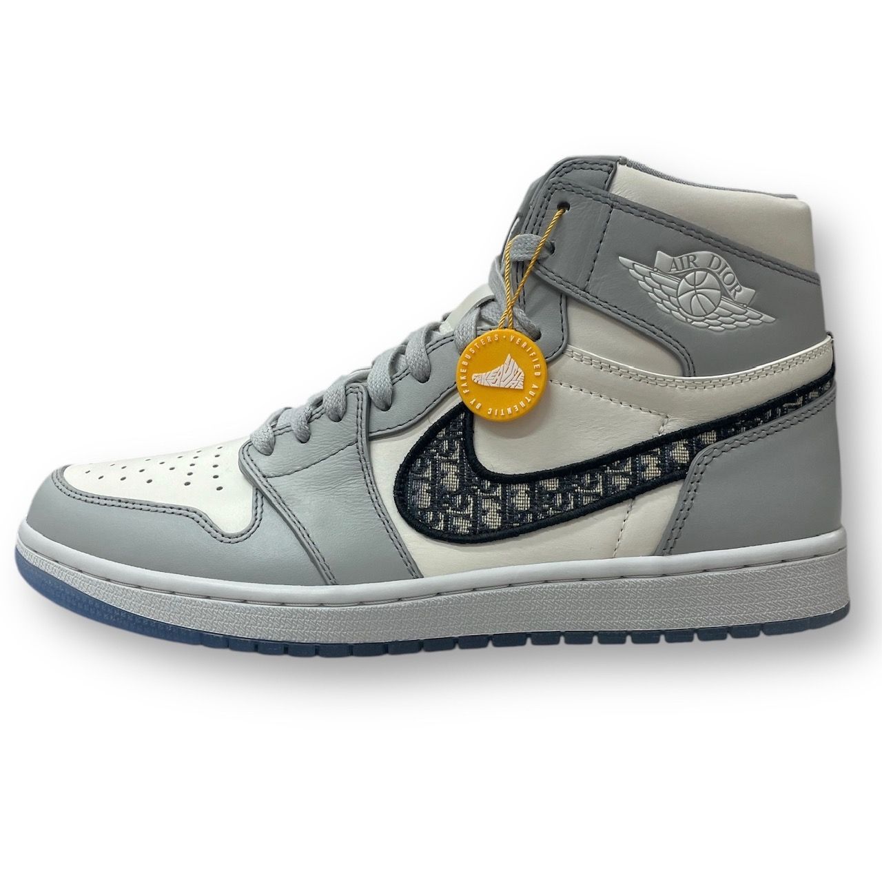未使用 NIKE・ナイキ × Christian Dior・クリスチャンディオール Air Jordan 1 High OG 状態SS エアジョーダン1レトロハイオージー CN8607-002 28cm グレー メンズ （86369A）【中古】