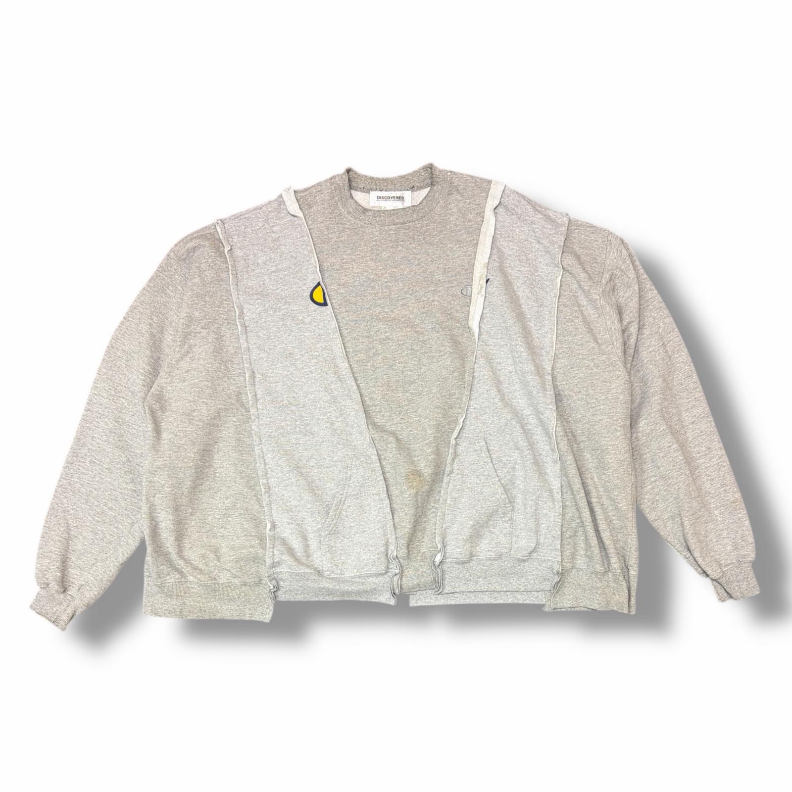 DISCOVERED・ディスカバード  × Champion・はやりっ子 再組み立てる流汗 物質の状態A 調教師 NS-B2-CU 大きさF 薄墨色 メンズ （2967M）【中古】