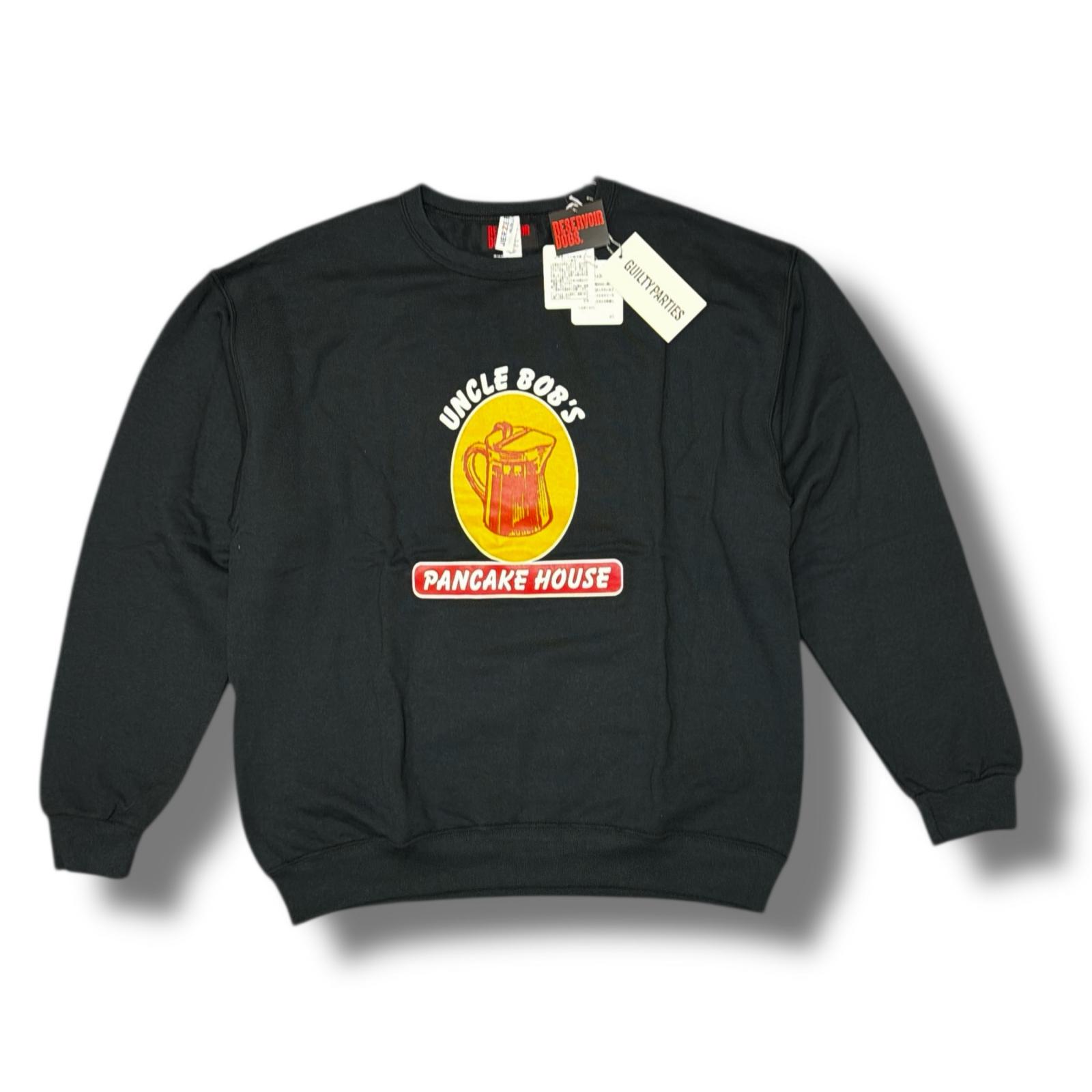 未当て嵌める WACKO MARIA・ワコマリア 24AW RESERVOIR DOGS | CREW NECK SWEAT SHIRT ( TYPE-1 ) 物質の状態SS リザボア・ドッグス／労働者の一団素っ首 トレーナー（印字機・一） RD-WM-SS22 大きさL 黒いこと メンズ （3162M）【中古】