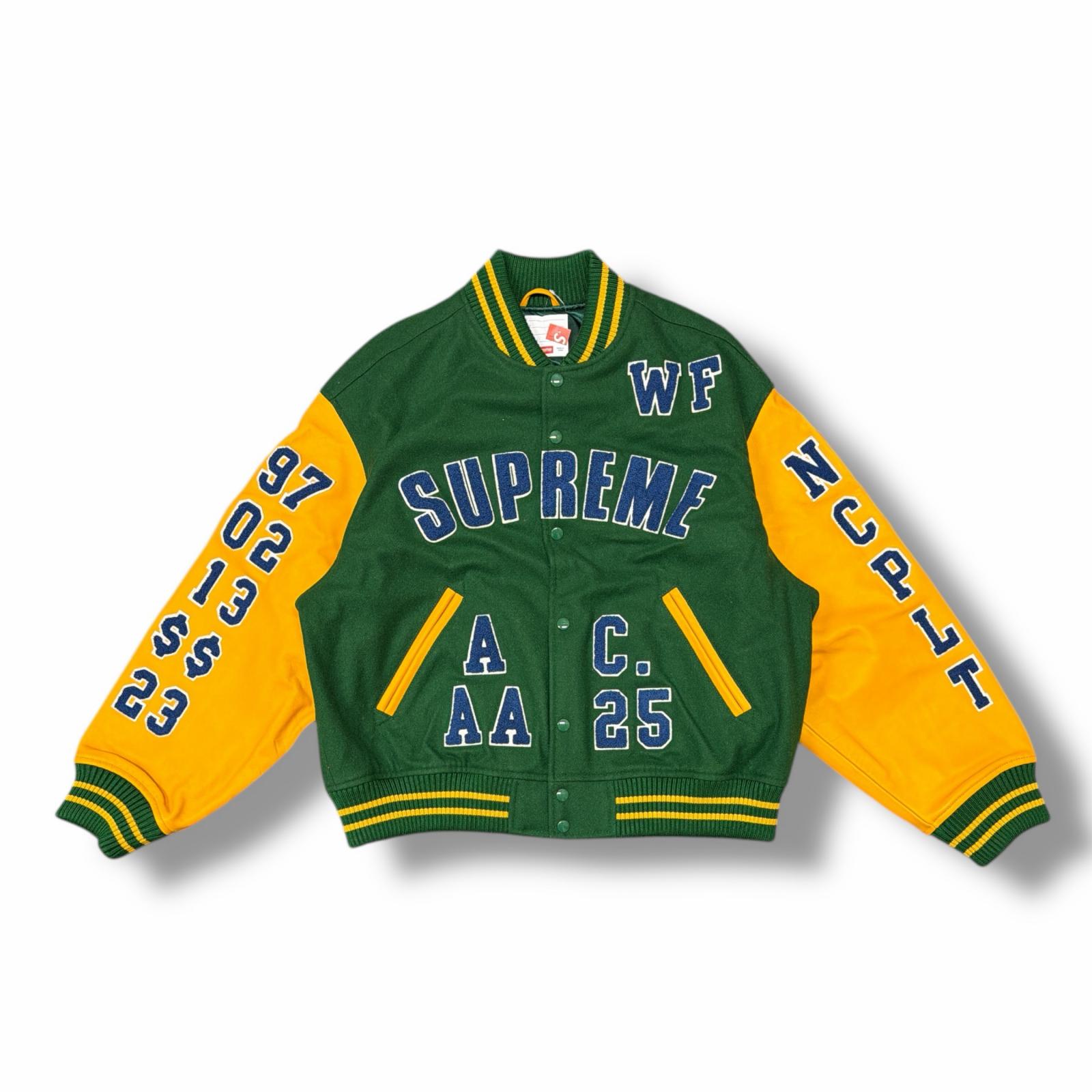 ジャケット・アウター supreme 08 aw varsity jacket 楽天市場】【数量限定特別価格】 新品 シュプリーム SUPREME x ダブル