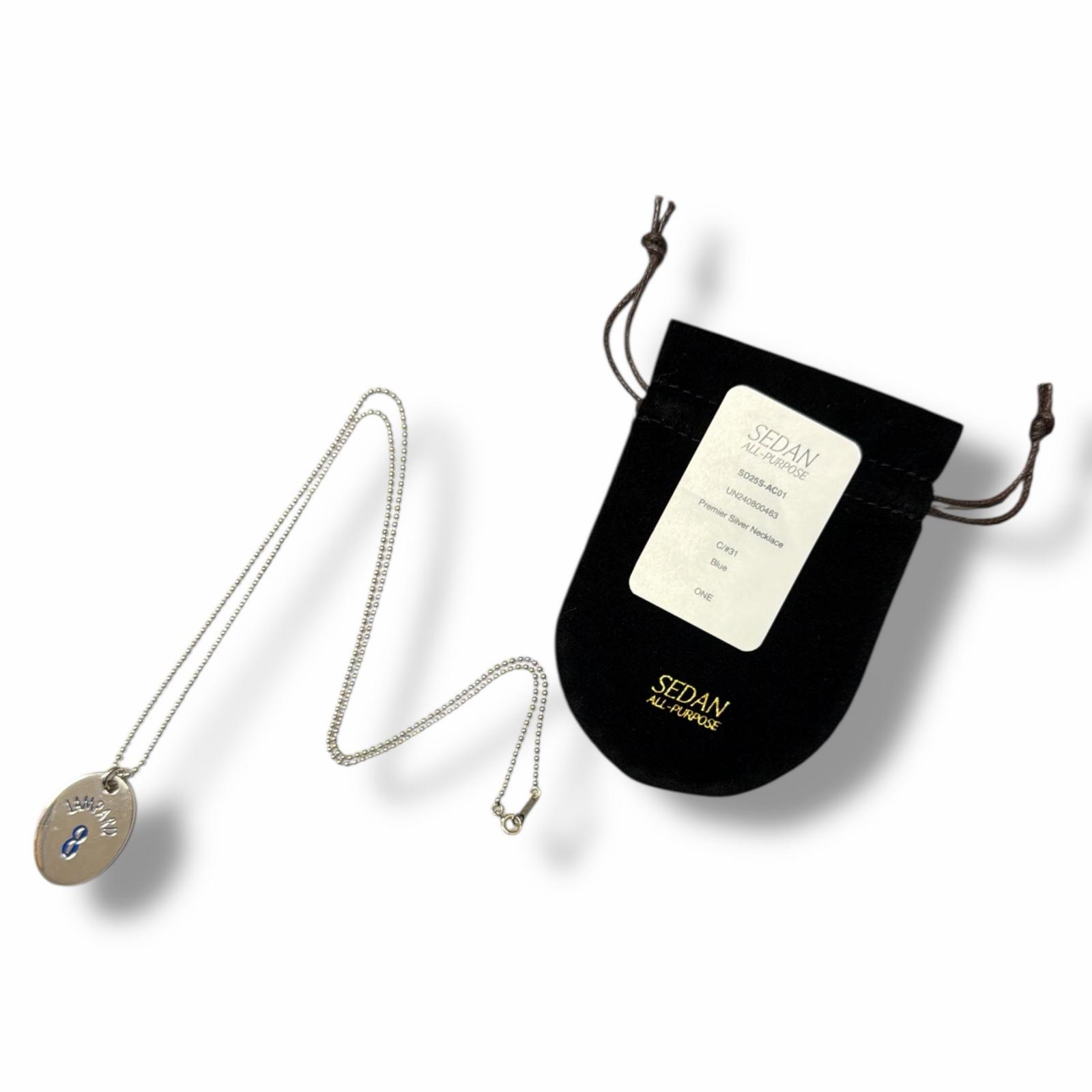 未使用 SEDAN ALL-PURPOSE・セダンオールパーパス 25SS Premier Silver Necklace 状態SS プレミアシルバーネックレス SD25S-AC01 サイズF シルバー メンズ （832M）【中古】