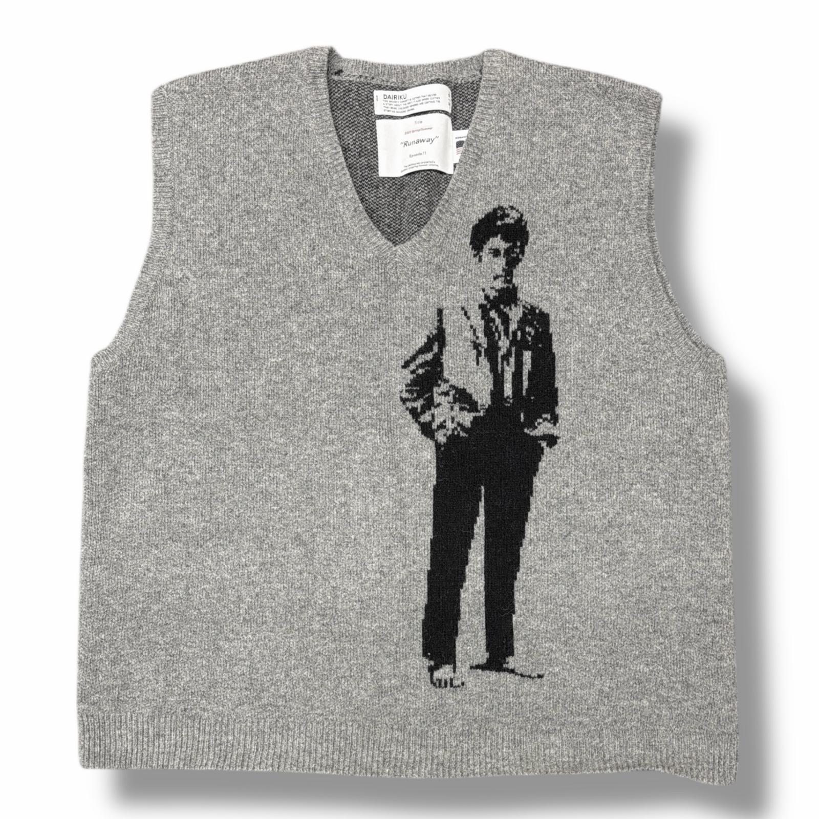 DAIRIKU・ダイリク 23SS “Benjamin” Knit Vest 状態A ベンジャミン