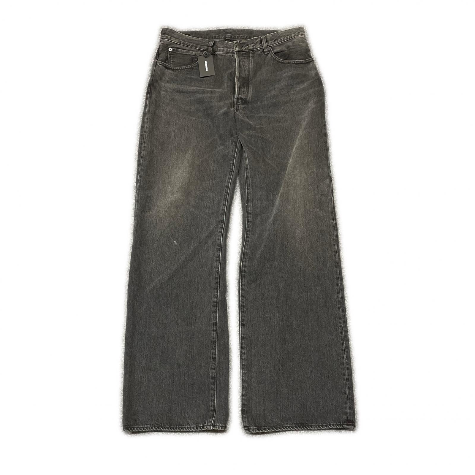 MINEDENIM・マインデニム W.Straight 5pocket USD 状態A デニムパンツ ジーンズ 2402-1002 サイズ9 ブラック メンズ （5463M）【中古】