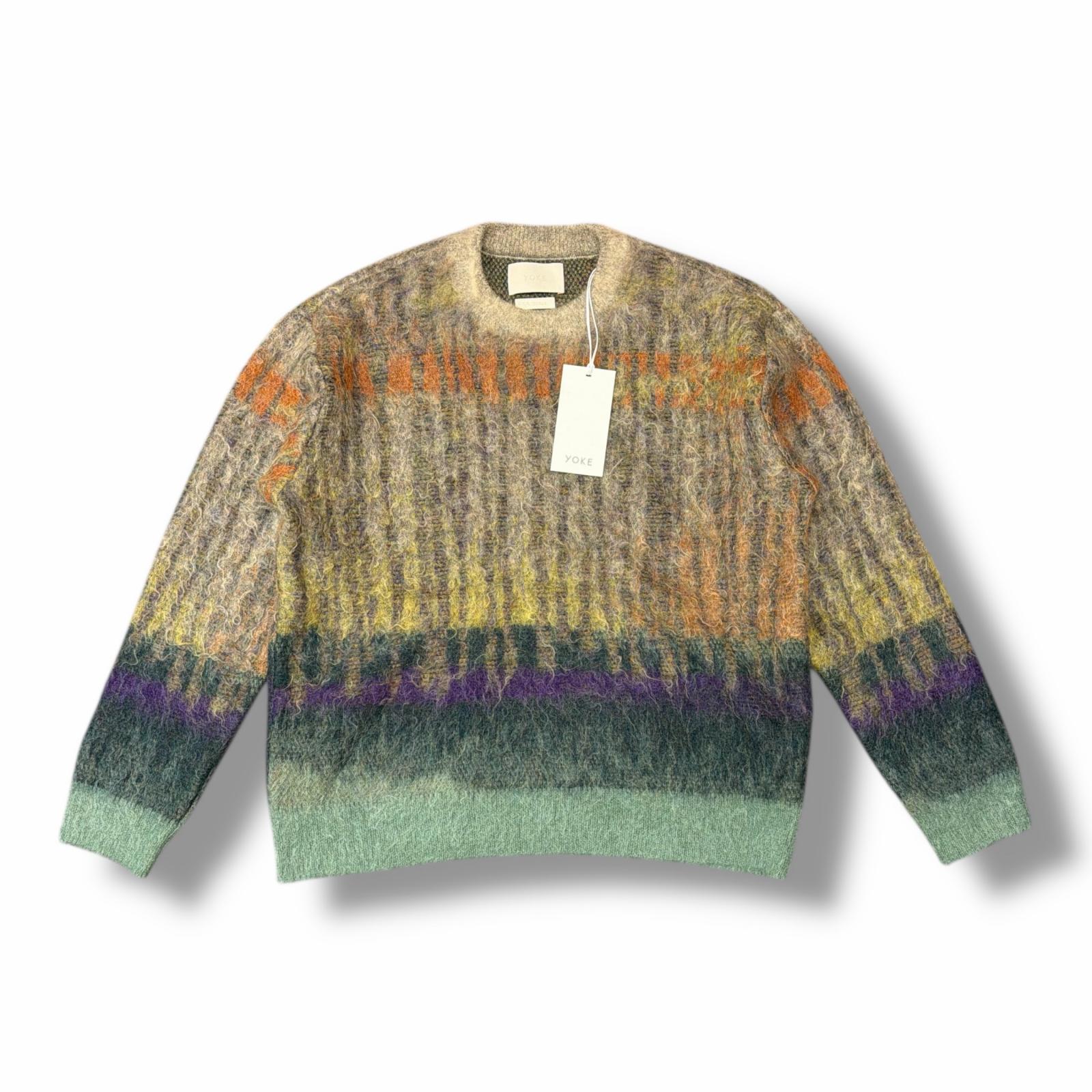 楽天市場】【中古】YOKE22AW STILL JACQUARD CREWNECK ニット