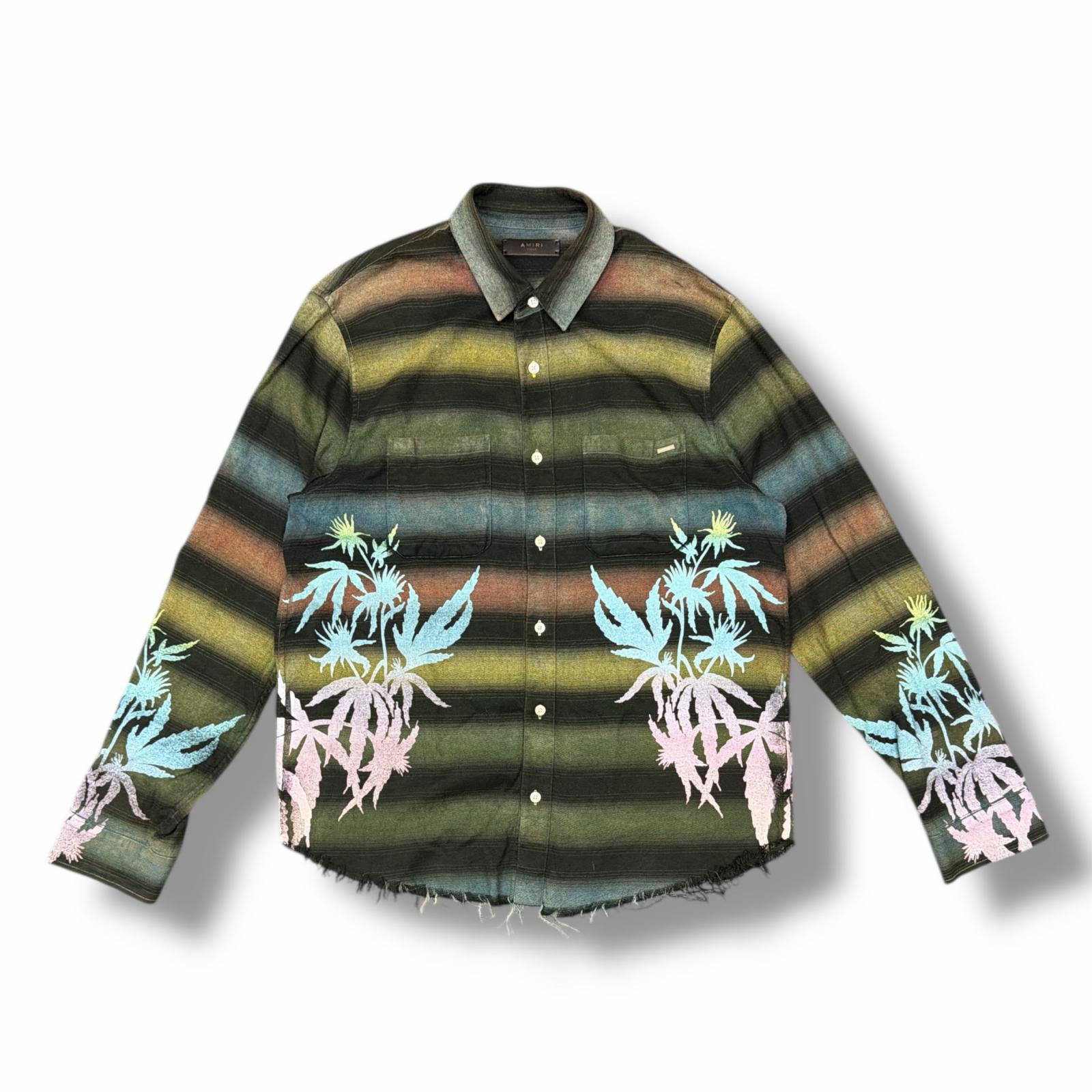 楽天市場】AMIRI アミリ ﾌﾞﾙｰ ｺｯﾄﾝ100% 裾切りっぱなし ｵﾝﾌﾞﾚﾁｪｯｸｼｬﾂ