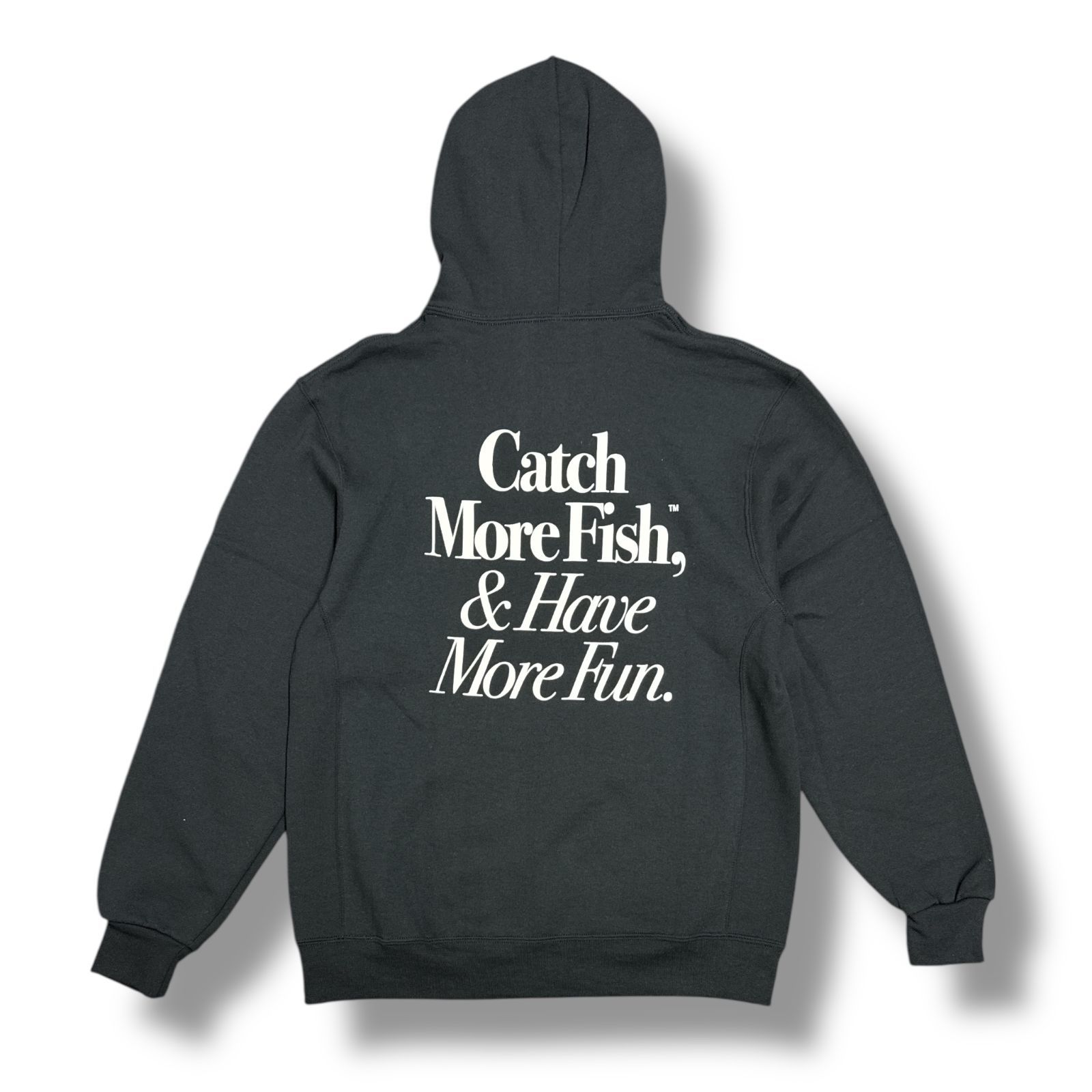 未使用 Russell Athletic ラッセルアスレティック × Berkeley バークレイ Dri-Power “More Fun” Hoodie 状態SS ドライパワーモアファンフーディー パーカー RBK-2419 サイズM ブラック メンズ （95530A5）【中古】