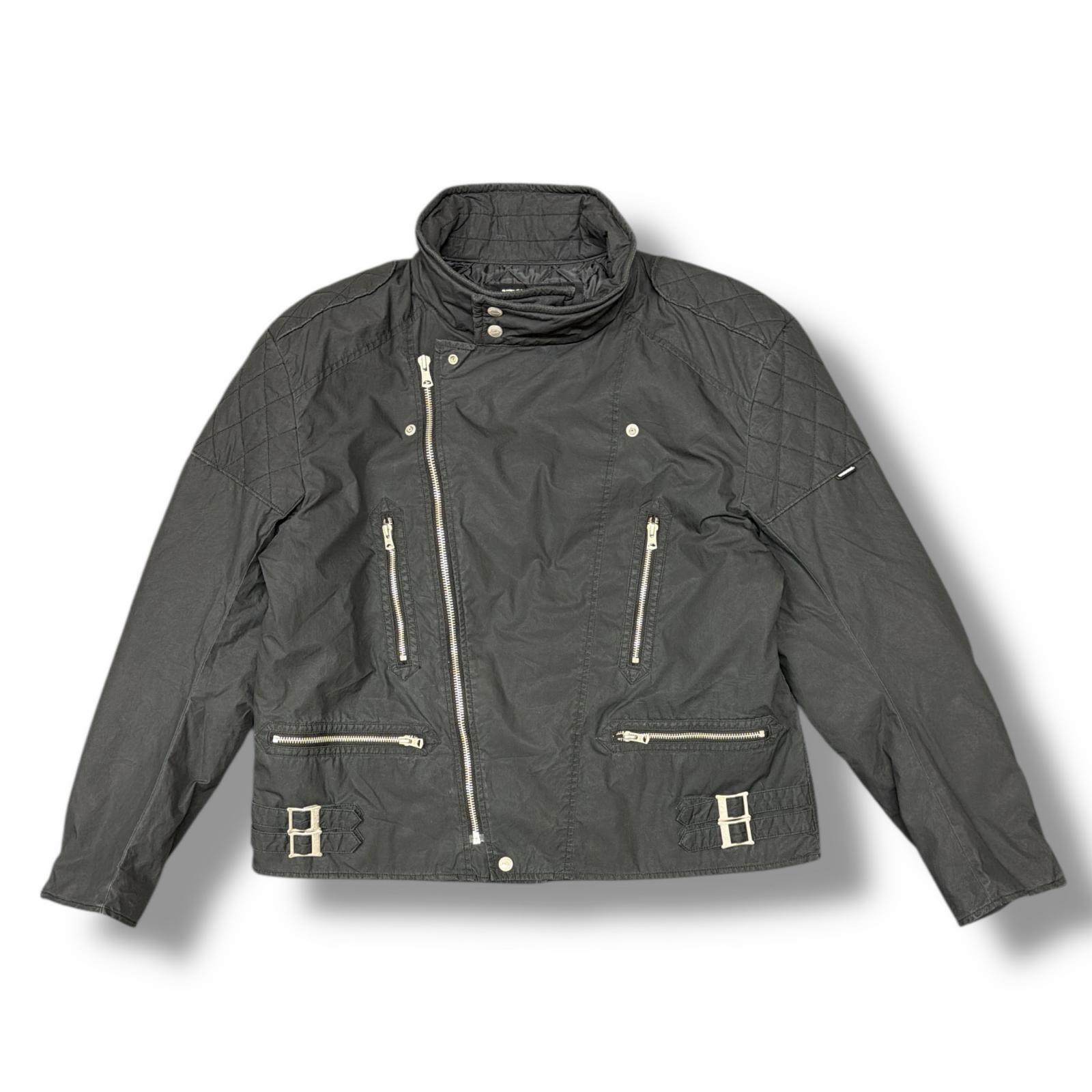 未当て嵌める NEIGHBORHOOD・ネイバーフッド 25AW FADED STAND RIDERS JACKET FADE  物質の状態SS ライダースジャケット ダブル 252SZNH-JKM07 大きさXL 黒いこと メンズ （5960M）【中古】