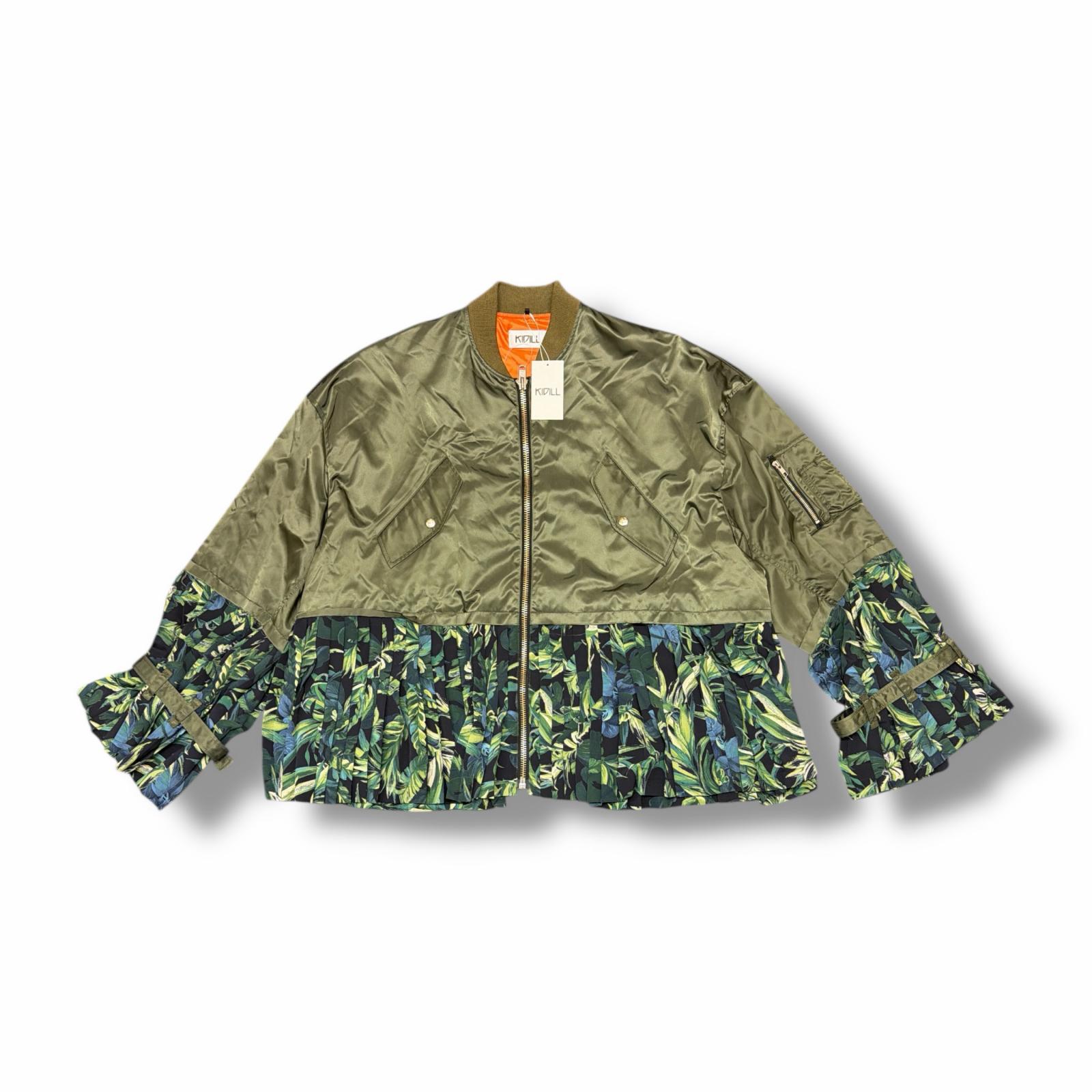 ジャケット・アウター KIDILL SKULL PRINT MODS COAT YELLOW KL792-KHAKI-