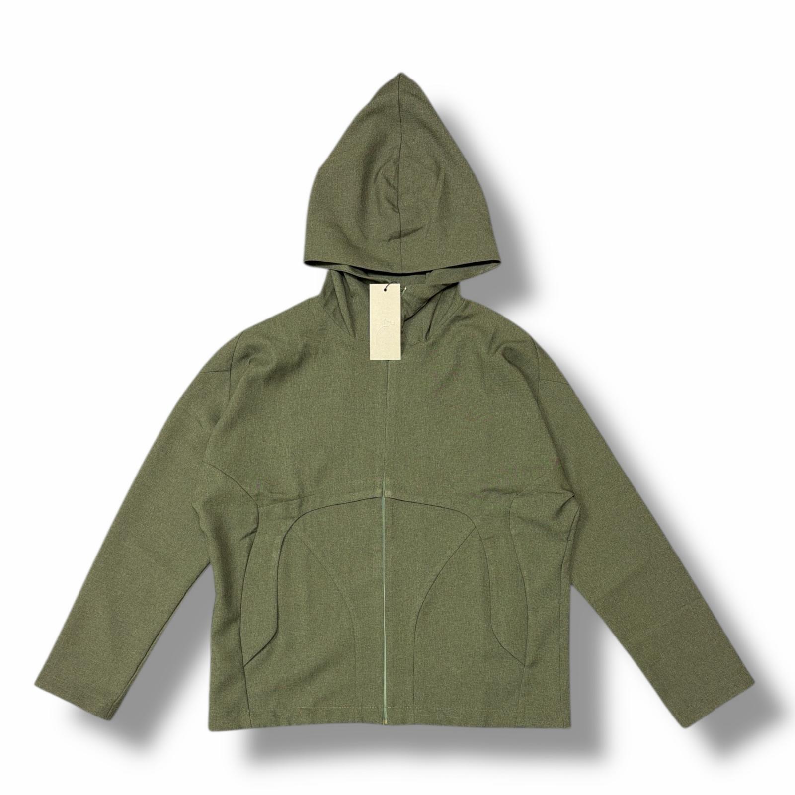 未使用 ryaw リヤウ Nonsect JACKET 状態SS ノンセクトジャケット ジップフーディー RY-252-JK04 サイズ1 オリーブ ユニセックス （4473M）【中古】