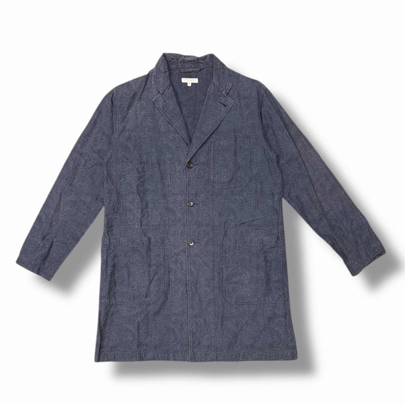 Engineered Garments・エンジニアードガーメンツ エンジニアドガーメンツ 刺・墸シャツジャケット 状態A ライトアウター サイズS ネイビー メンズ （6473M）【中古】
