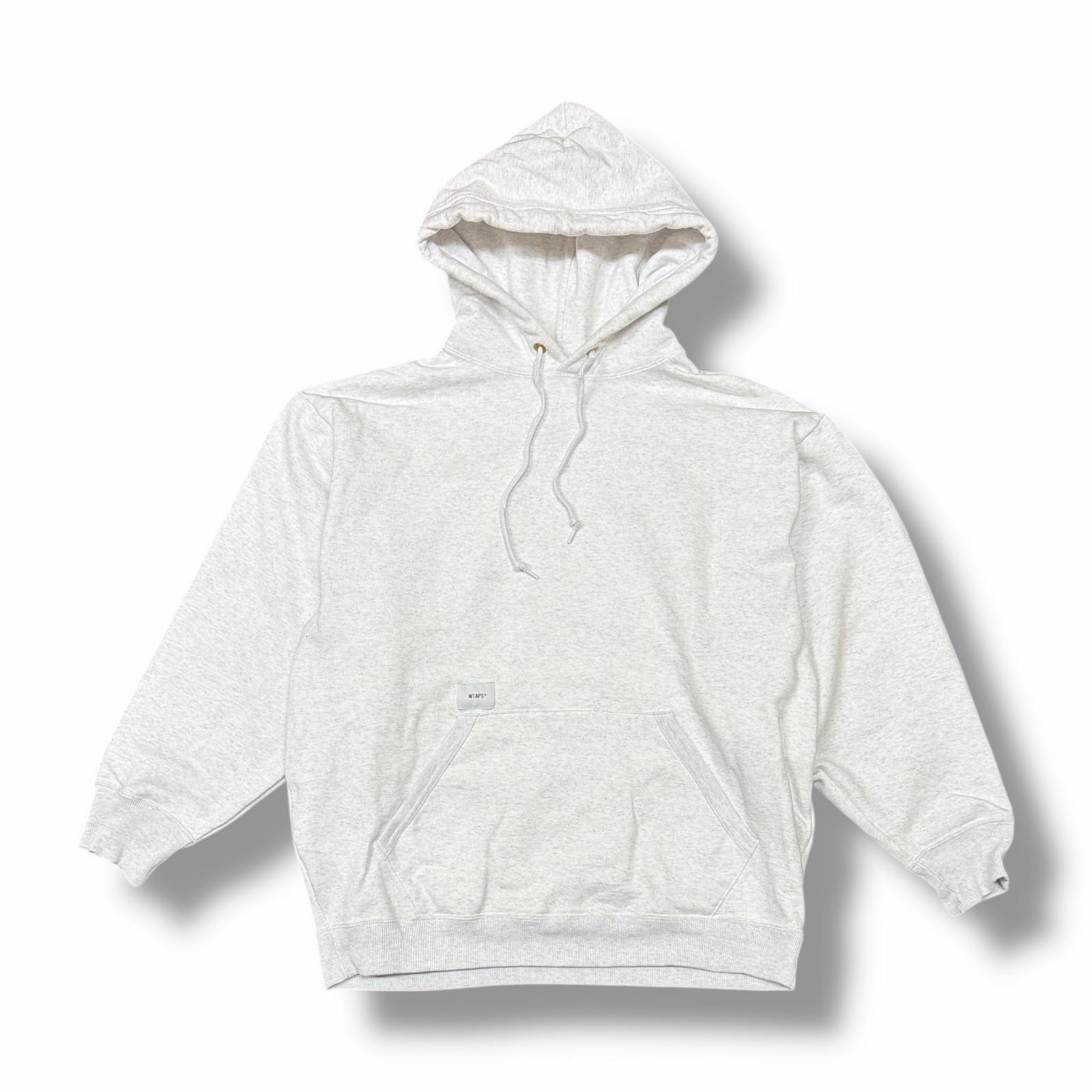 WTAPS・ダブルタップス 25AW SIGN-YD / HOODY / COTTON 02 物質の状態A 流汗 フーディー パーカー 252ATDT-CSM02 大きさ4 ともし火薄墨色 メンズ （6048M）【中古】
