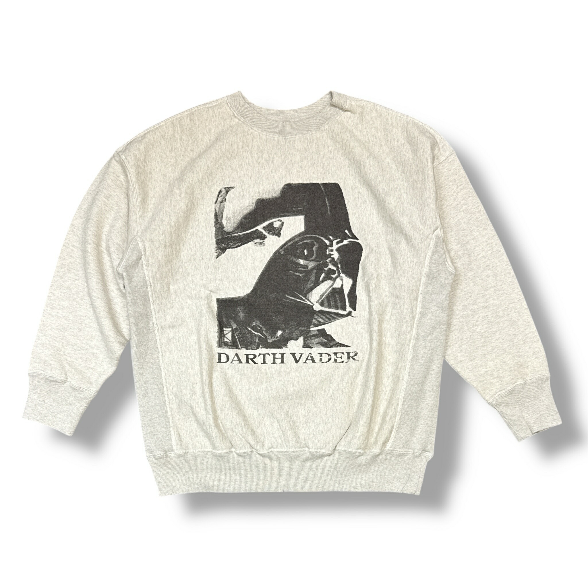 BOWWOW・バウワウ 25SS DARTH VADER SWEATSHIRTS 状態SS ダースベイダースウェットシャツトレーナー STAR WARS スターウォーズ コラボ BW242-DVSS オートミール サイズL（93523A）サイズ XXL（93526A）