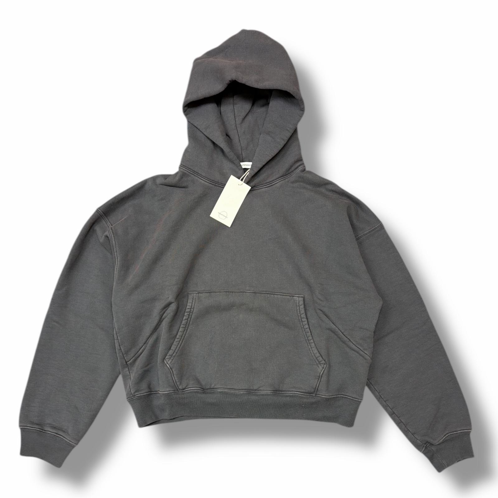 未使用 NO MAINTENANCE  ノーメンテナス Darted Hoodie 状態SS ダーティッドフーディー スウェットパーカー NM-0111 サイズL Ash メンズ （7653M）【中古】