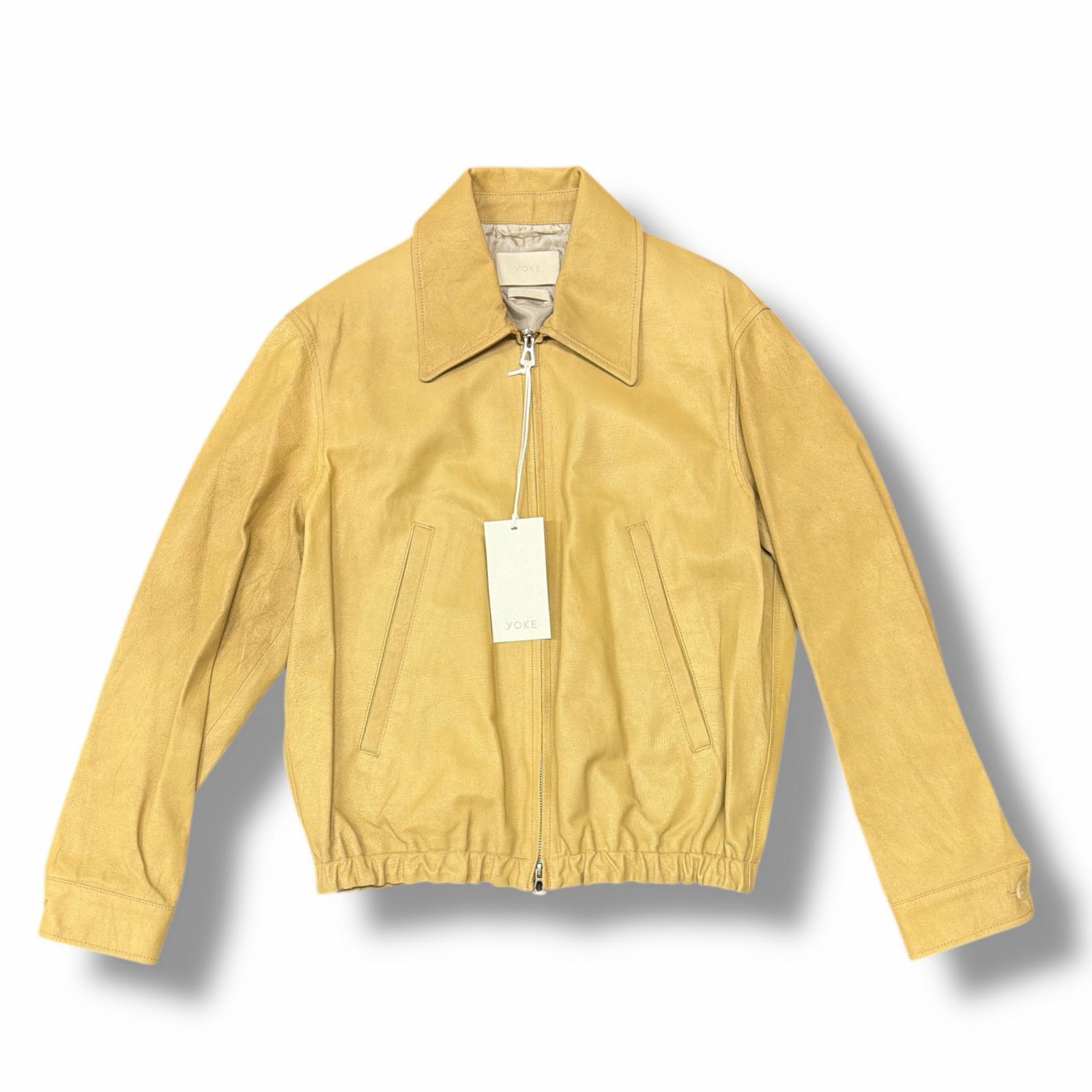 楽天市場】YOKE ヨーク 23SS GOAT LEATHER ZIP BLOUSON ボートレザー