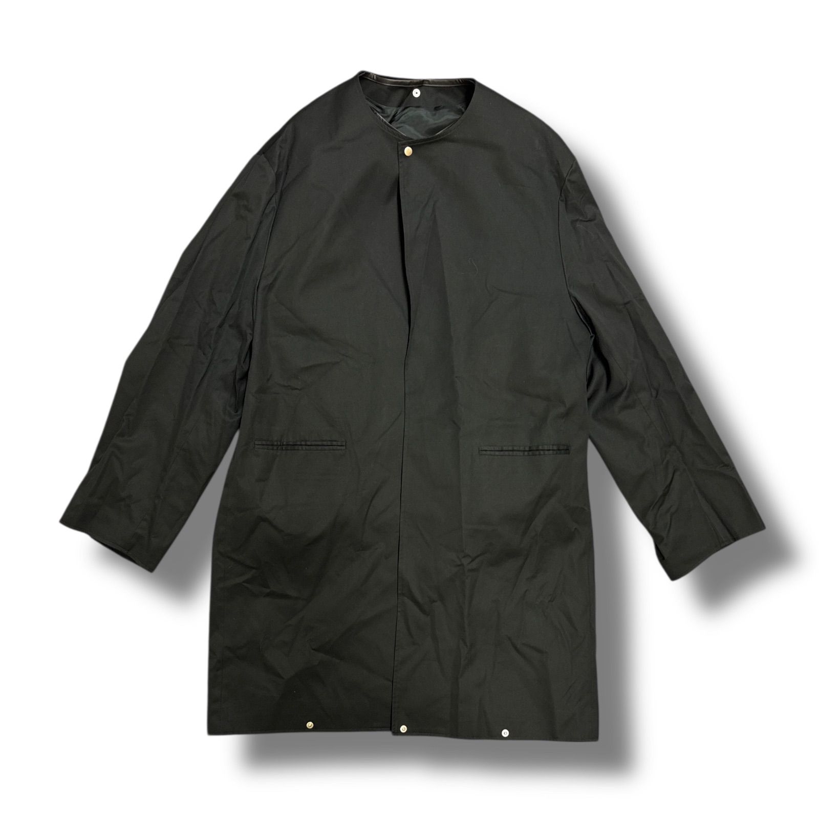 stein(シュタイン)/NO COLLAR VELVET JACKET 黒 stein | シュタイン NO