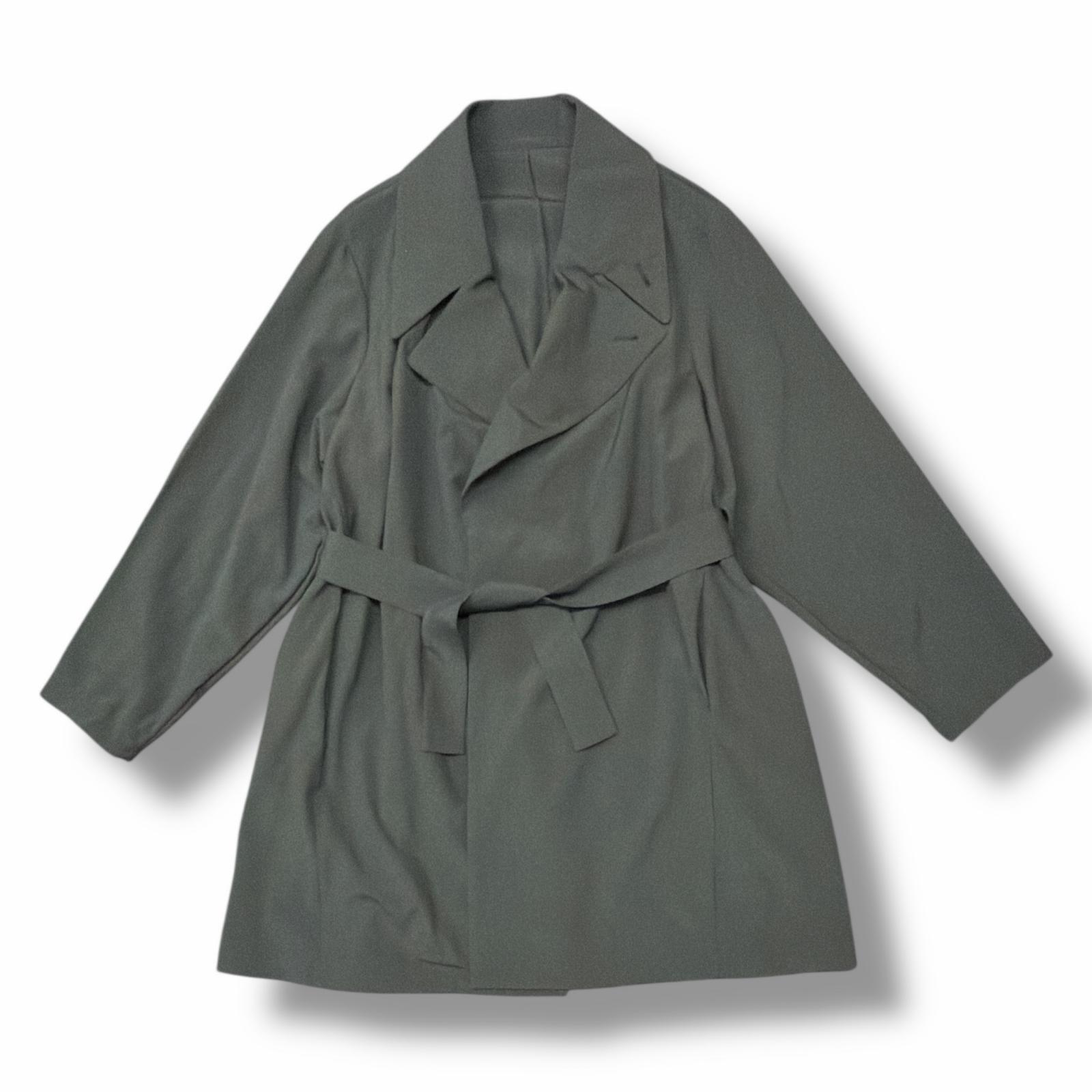 未使用 YOKE・ヨーク 25SS WOOL TROPICAL DOUBLE BREASTED COAT 状態SS ウールトロピカルダブルブレストコート YK25SS0896C サイズ1 CARBON BLACK メンズ （7532M）【中古】