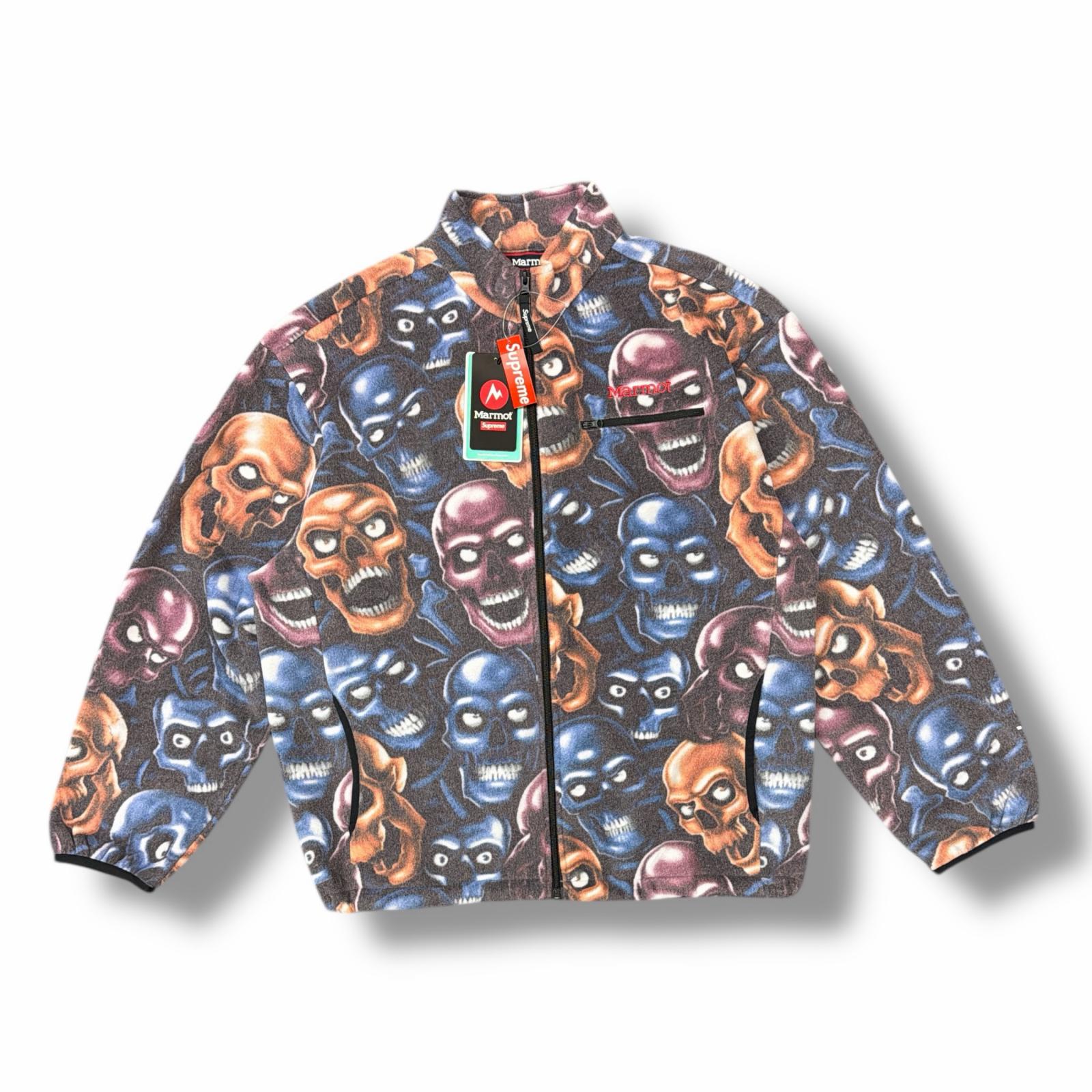 未使用 Supreme・シュプリーム × MARMOT・マーモット 25AW Fleece Jacket 状態SS フリースジャケット コラボ サイズXXL マルチカラー メンズ （8902M）【中古】