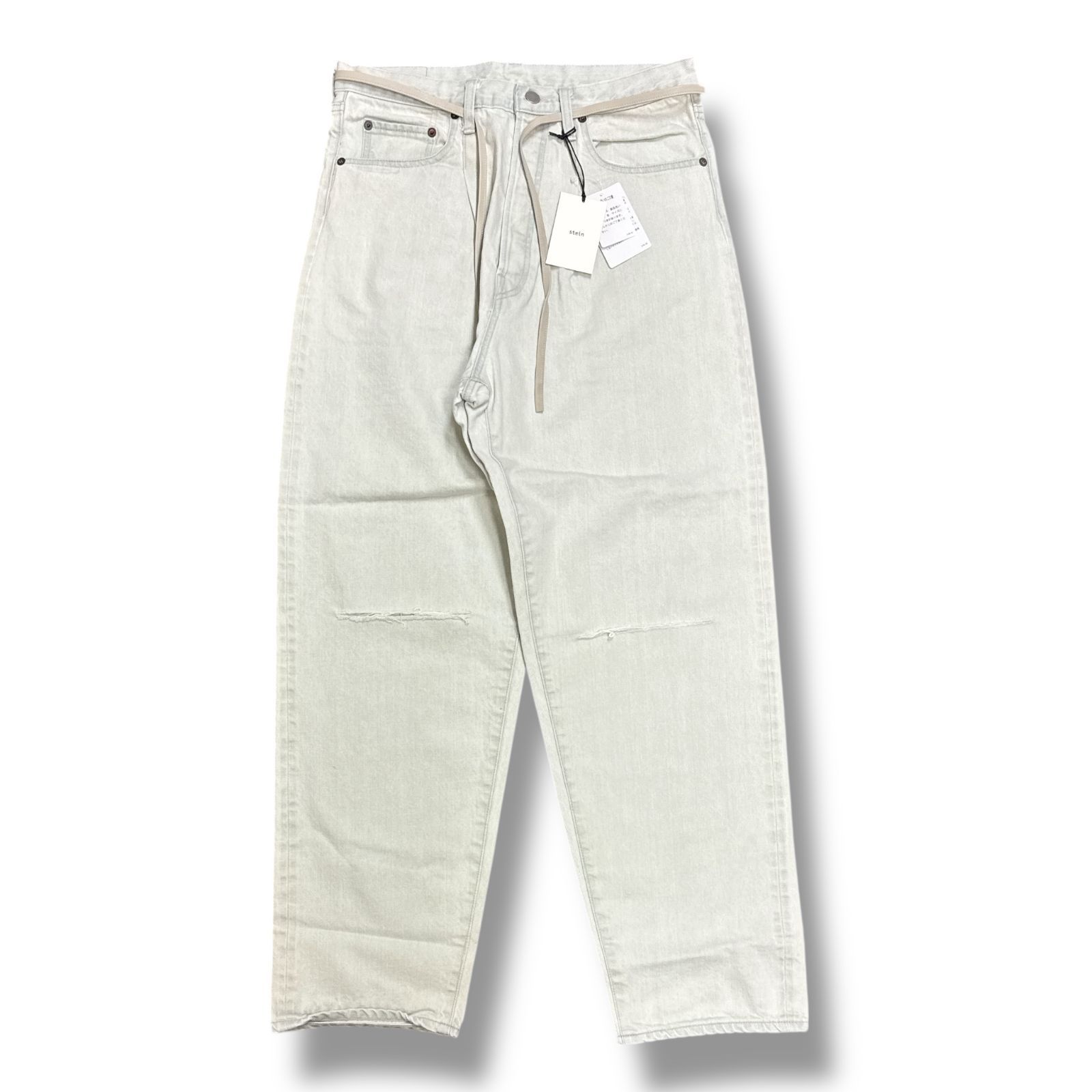 未当て嵌める stein(ssstein)・シュタイン VINTAGE REPRODUCTION DAMAGE DENIM JEANS 物質の状態SS ヴィンテージリプロダクションダメージデニムパンツ デニム ST.515 大きさM ライトインディゴ メンズ （95071A5）【中古】