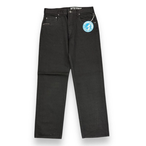 未使用 MINEDENIM・マインデニム × HYSTERIC GLAMOUR・ヒステリックグラマー 24AW Denim Pants 状態SS デニムパンツ ジーンズ MND-HYS006 サイズW32 ブラック メンズ （82329A）【中古】