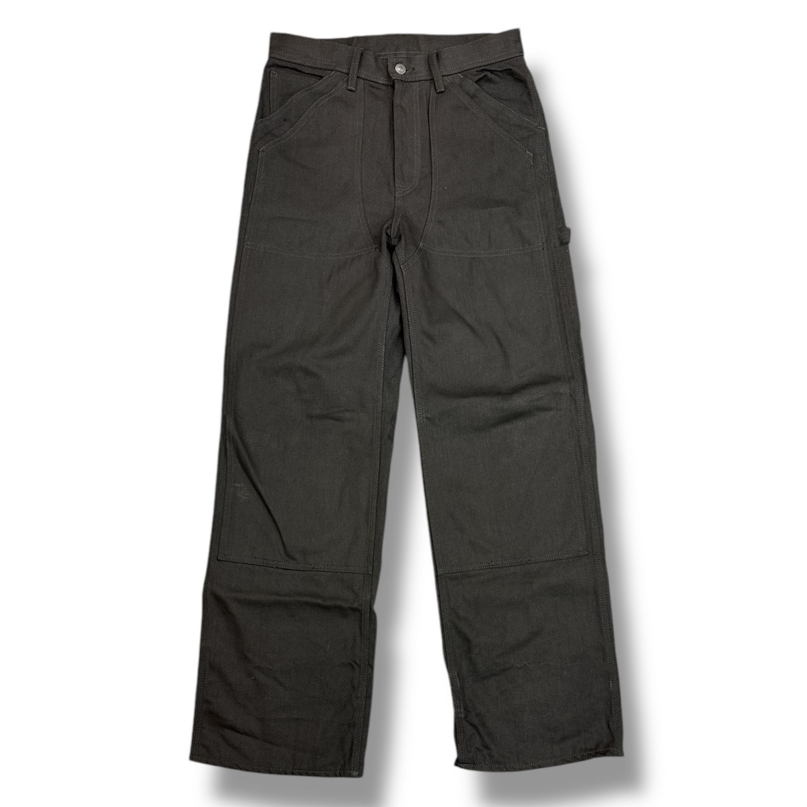 MINEDENIM・マインデニム 24AW Double Knee Denim Work PS RGD 状態B ダブルニーブラックデニムパンツ ジーンズ 2411-7001 サイズ7 ブラック メンズ （85686A）【中古】｜買取MOTTO　店