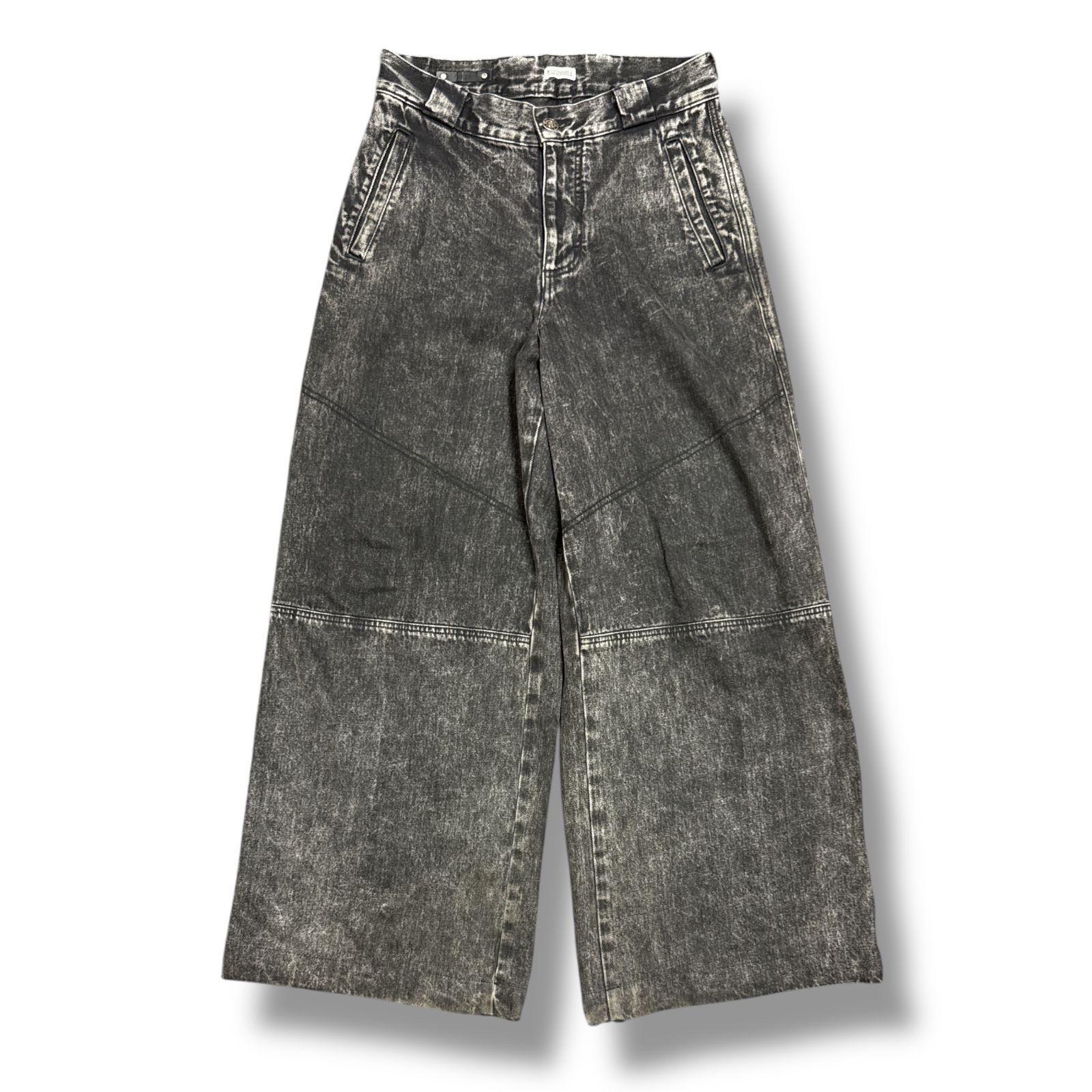 MINEDENIM・マインデニム × WILLY CHAVARR ウィリーチャバリア Black Denim CB.RAVER PANTS 状態B ブラックデニムパンツ ジーンズ MND-WILLC003 サイズ2 ブラック メンズ （93944A）【中古】