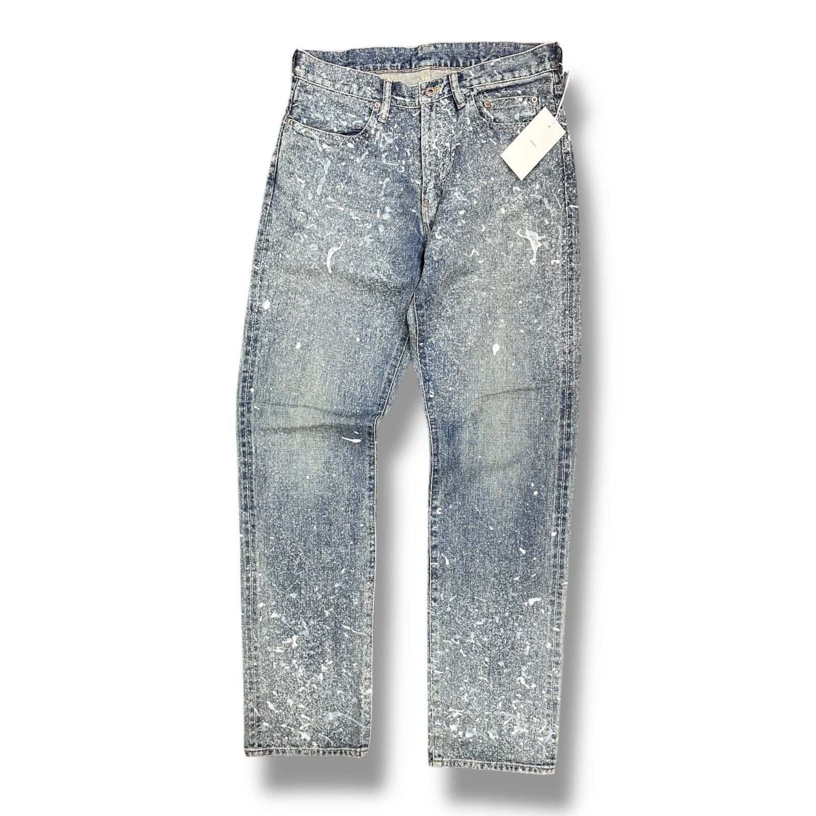 未使用 SUGARHILL ・シュガーヒル 24AW MOLDED DENIM TROUSERS STRAIGHT CUT 状態SS モールドストレートカットデニムパンツ ジーンズ 2411300415 サイズ32 インディゴ メンズ （99033A5）【中古】