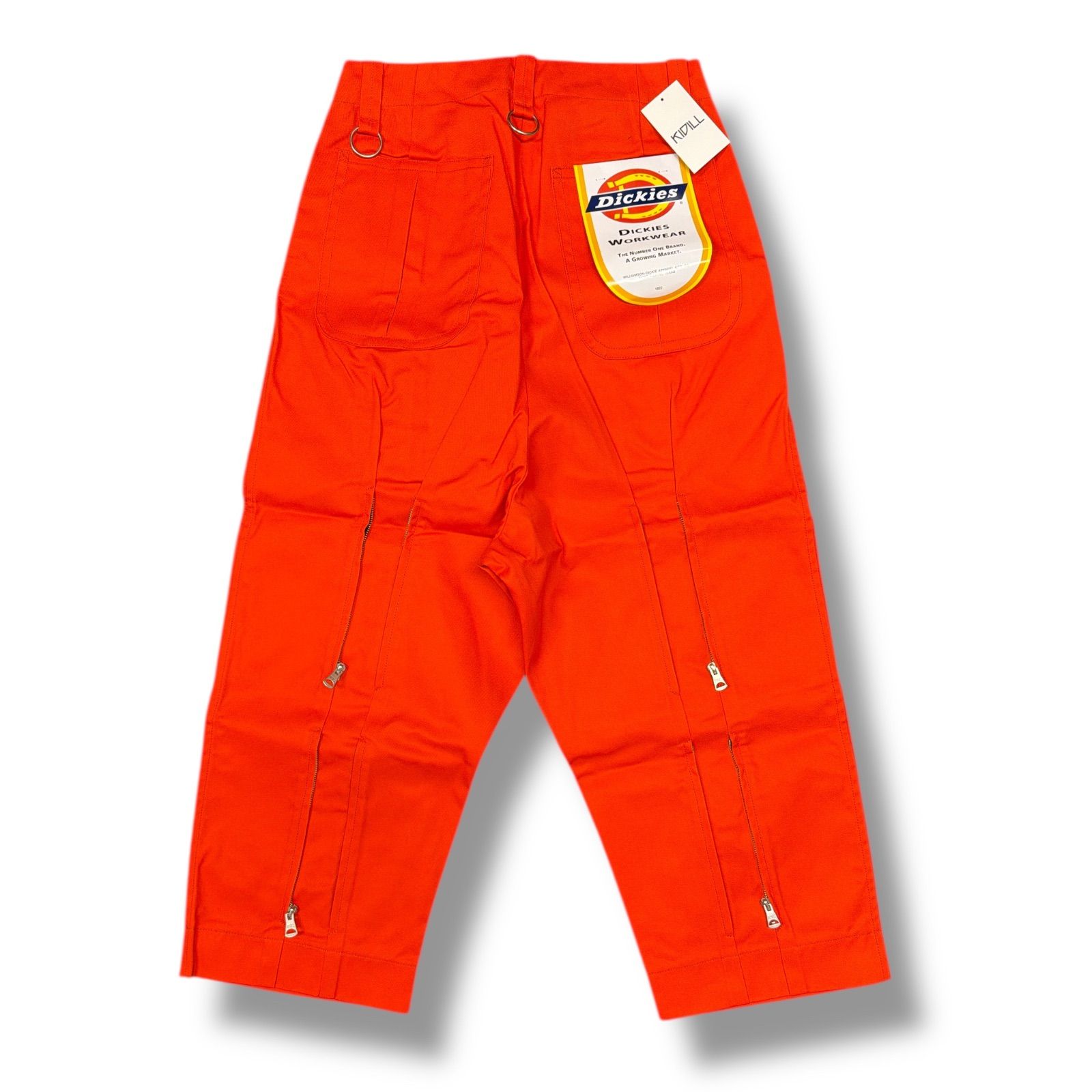 未使用 KIDILL・キディル × Dickies・ディッキーズ 24AW LOOSE FIT BONDAGE PANTS 状態SS ルーズフィットボンテージパンツ KL888 サイズ46 オレンジ メンズ （99112A5）【中古】