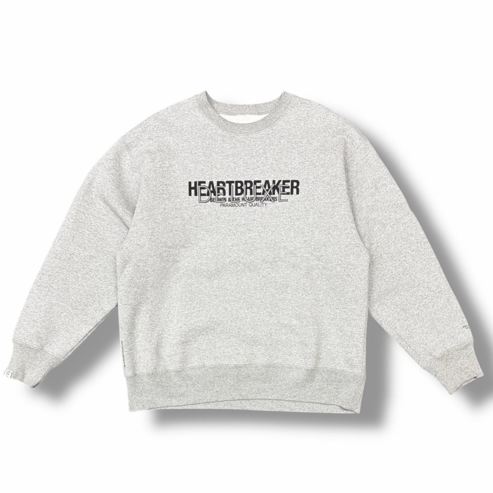 BEDWIN \u0026 THE HEARTBREAKERS・ベドウィンアンドザハートブレイカーズ  × DELUXE・晴れ晴れしい 神のことば情の籠もった 物質の状態B 調教師 共同研究 大きさXL 薄墨色 メンズ （9398M）【中古】