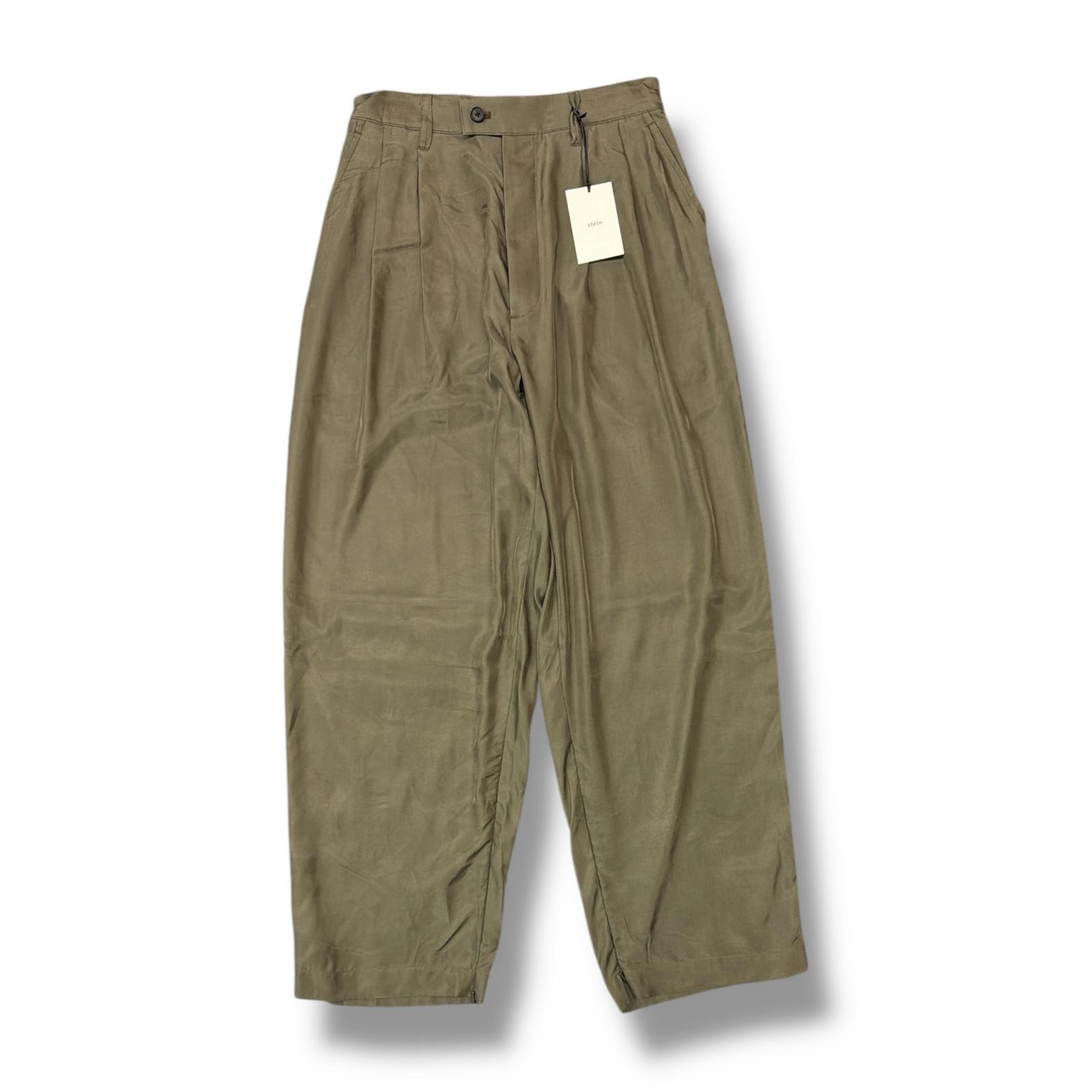 楽天市場】【未使用】stein “シュタイン” 23SS BELTLESS WIDE TROUSERS