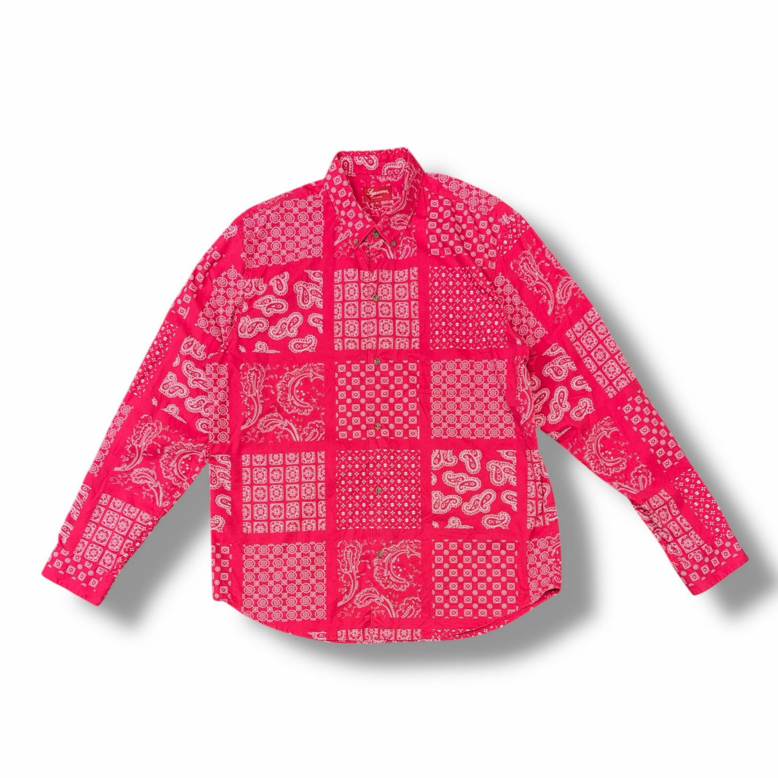 楽天市場】Supreme シュプリーム シャツ サイズ:M パッチワーク