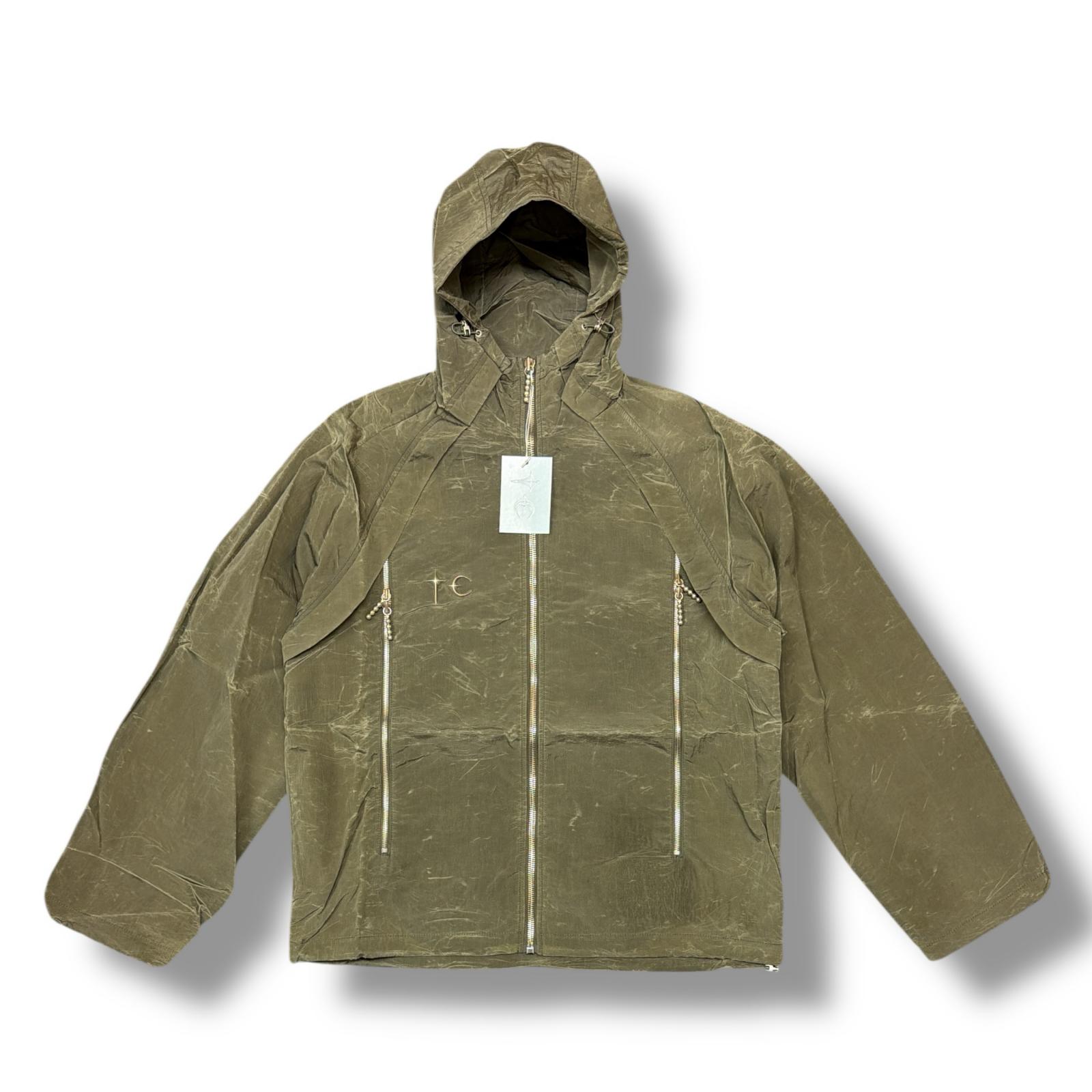 未使用 THUG CLUB サグクラブ 25SS Scarred Wind Soldier 状態SS スカーレッドウィンドソルジャージャケット TC25JK0101 サイズ3 カーキ メンズ （4731M）【中古】 38,870円