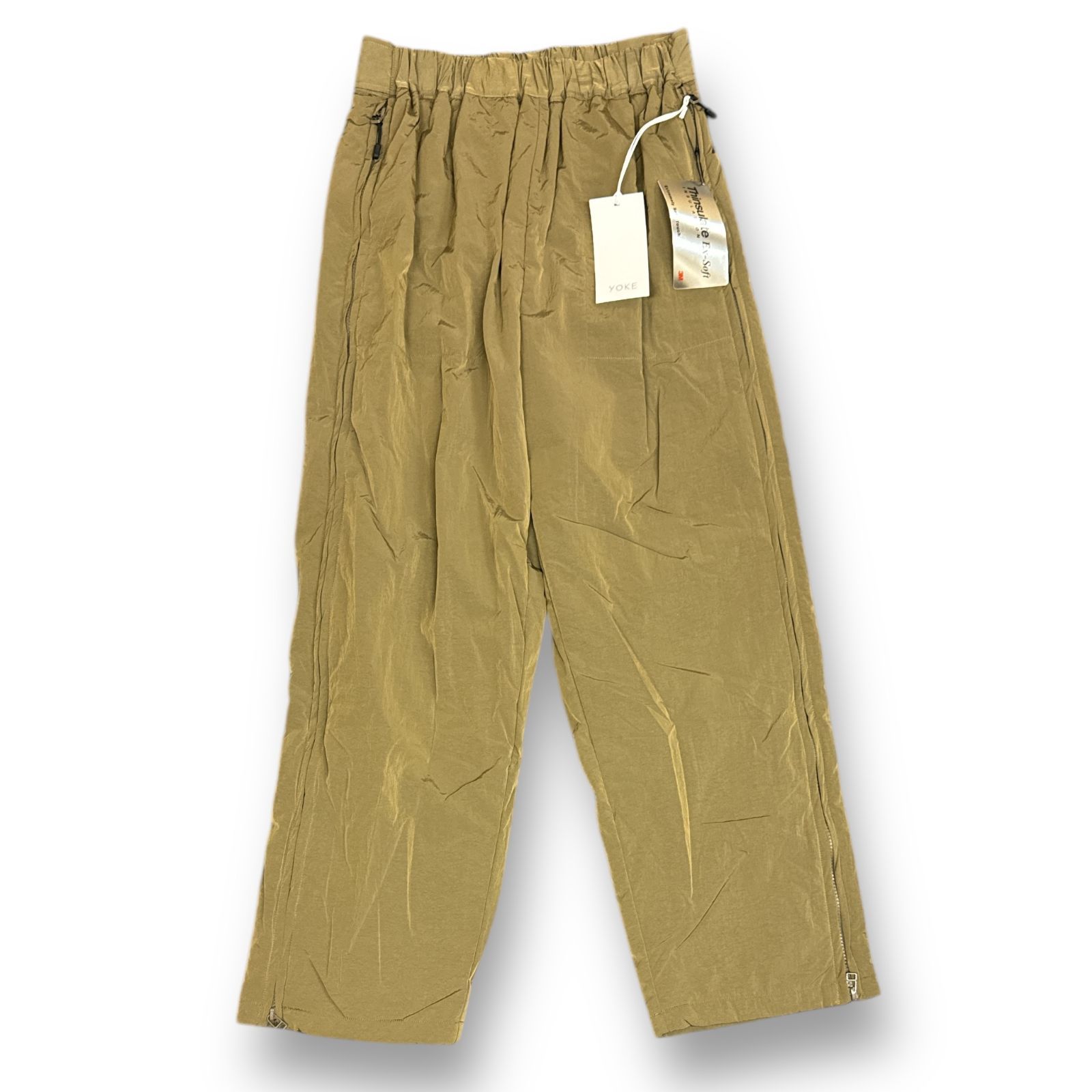 未当て嵌める YOKE・ヨーク 23AW MILITARY TRAINING PANTS 物質の状態SS ミリタリートレーニングパンツ 中綿 イージーパンツ YK23FW0541P 大きさ2 カーキ メンズ （69603A5）【中古】