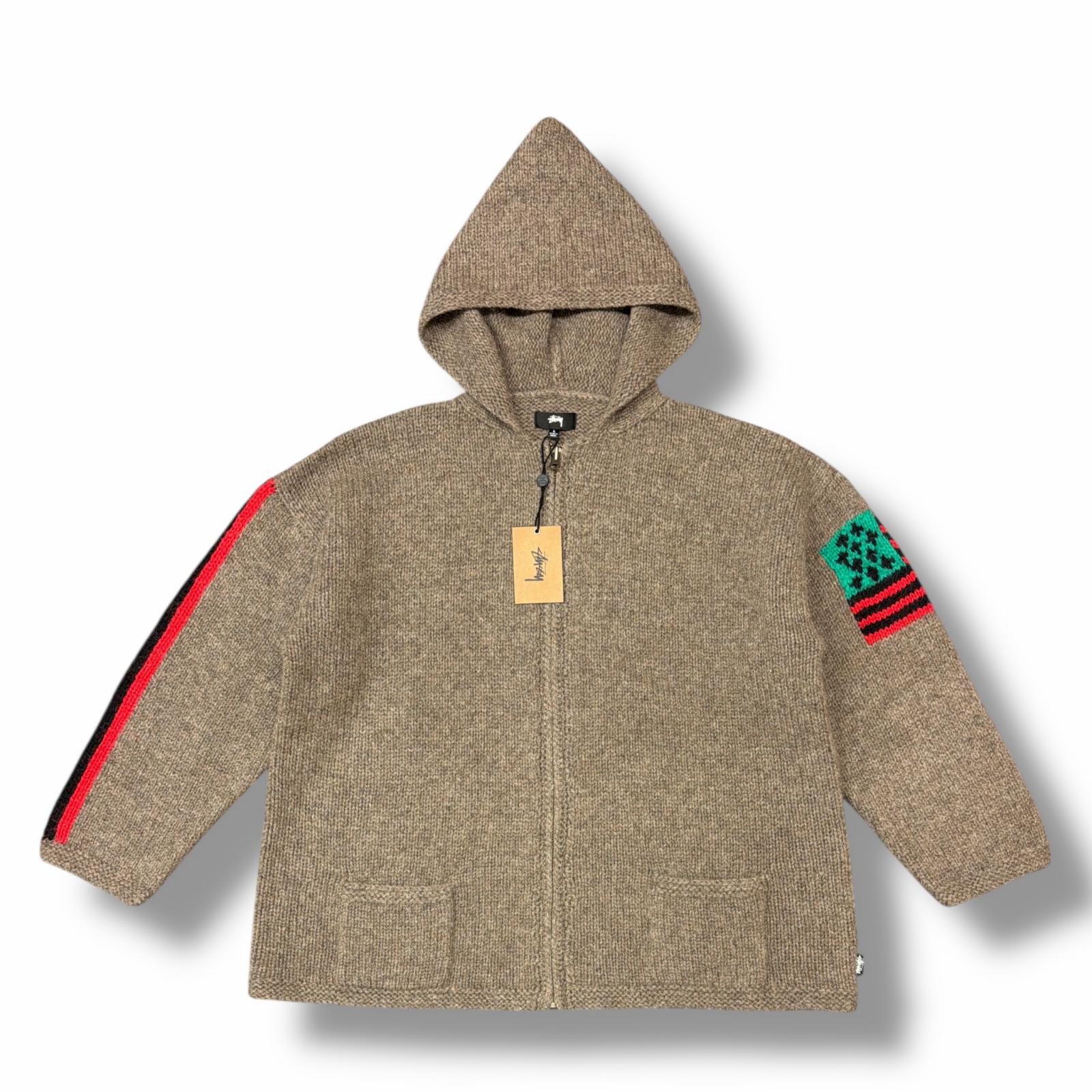 未使用 STUSSY・ステューシー Denim Tears Sweater 状態SS デニムティアーズセーター ニットフーディー 317009 サイズL ブラウン メンズ （10085M）【中古】｜買取MOTTO　店