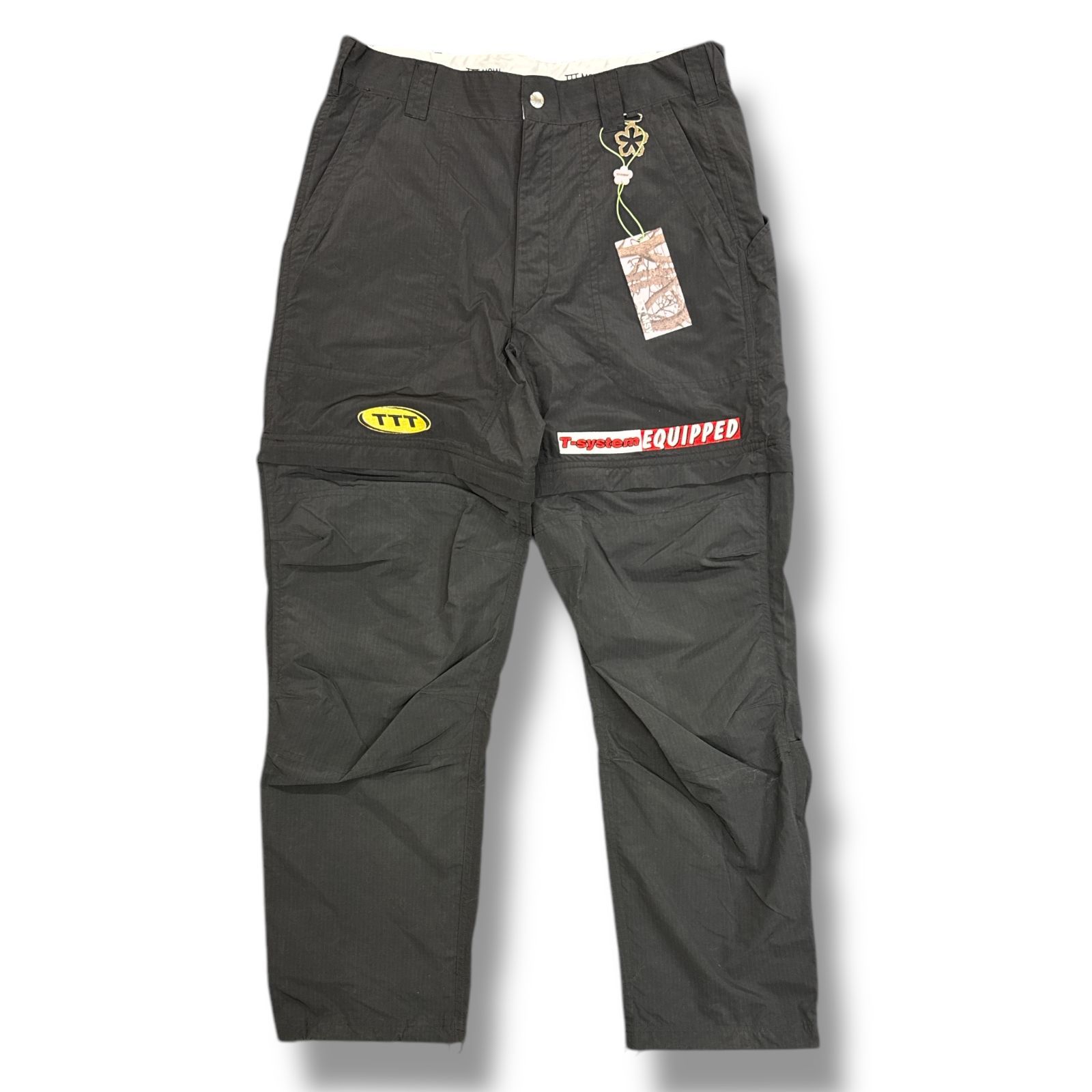 未使用 TTT_MSW・ティーモダンストリートウェア 24SS Convertible pants 状態SS コンバーチブルパンツ ショーツ 2way TTT-2024SS-PT09 サイズXL ブラック メンズ （83672A5）【中古】