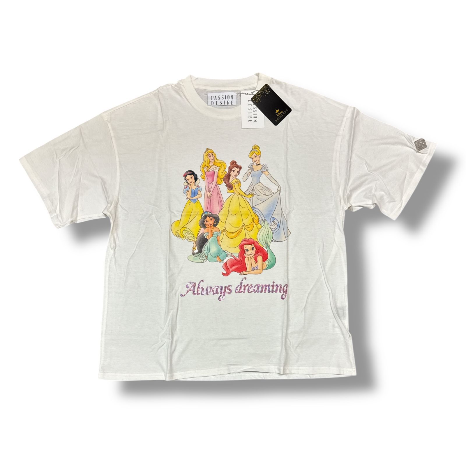 未使用 el conductorH・コンダクター × Disney・ディズニー 23AW ディズニープリンセスTシャツ 状態SS カットソー PD23ME01 サイズ4 ホワイト メンズ (88886A5)【中古】|買取MOTTO 店