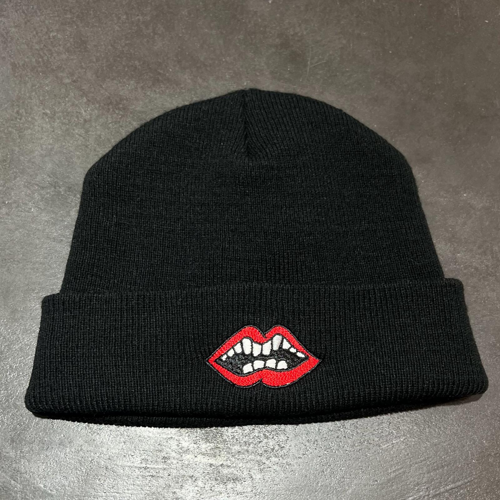 CHROME HEARTS・クロムハーツ マッティボーイ チャンパービーニー 状態A リップタン サイズF ブラック メンズ （10099M）【中古】