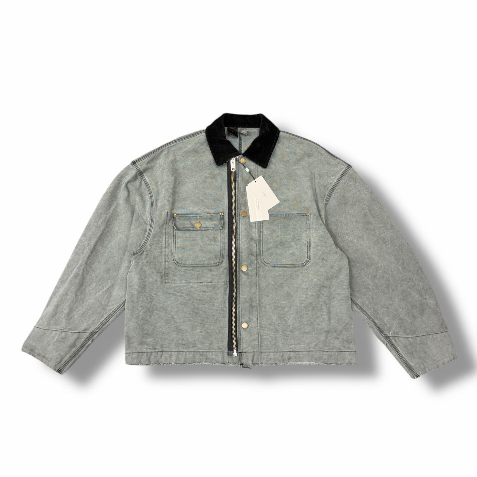 未使用 N.HOOLYWOOD・エヌハリウッド REMAKE BLOUSON 状態SS ブルゾン 2252-BL71-038 サイズ38 チャコール メンズ （10722M）【中古】